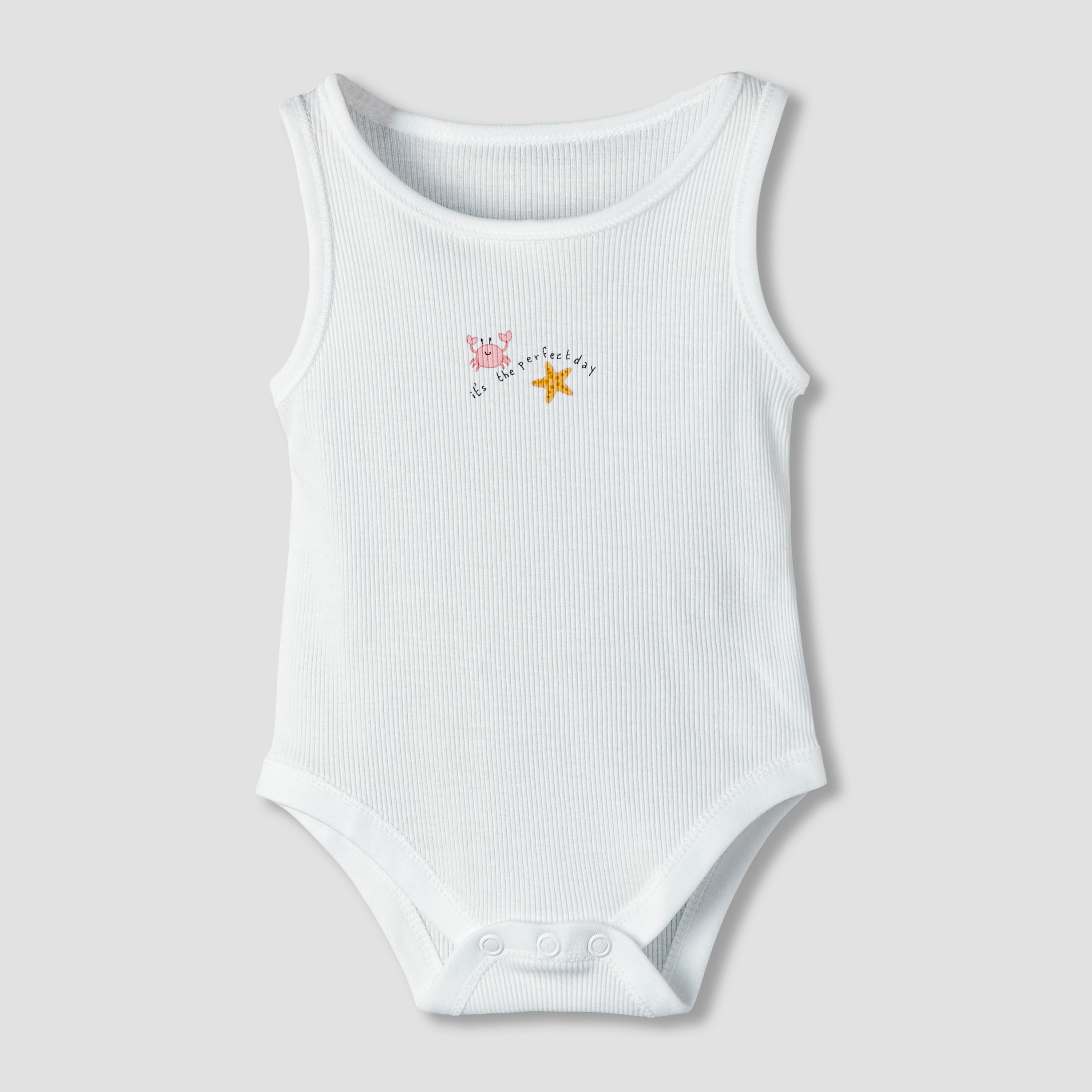 Pack of 5 Juniors Round Neck Sleeveless Bodysuit with Print-baby-boys-clothing-bodysuits-image-6