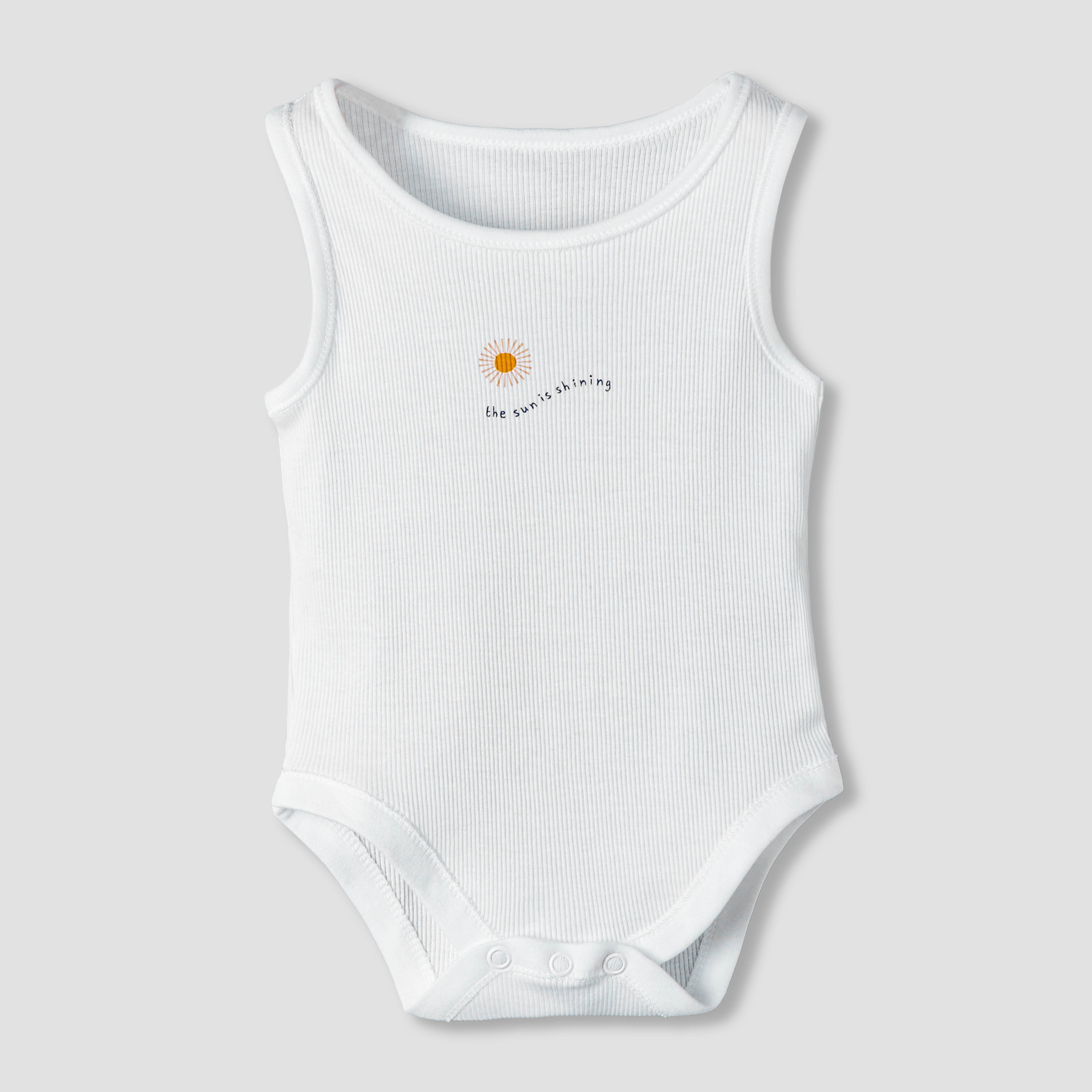 Pack of 5 Juniors Round Neck Sleeveless Bodysuit with Print-baby-boys-clothing-bodysuits-image-7