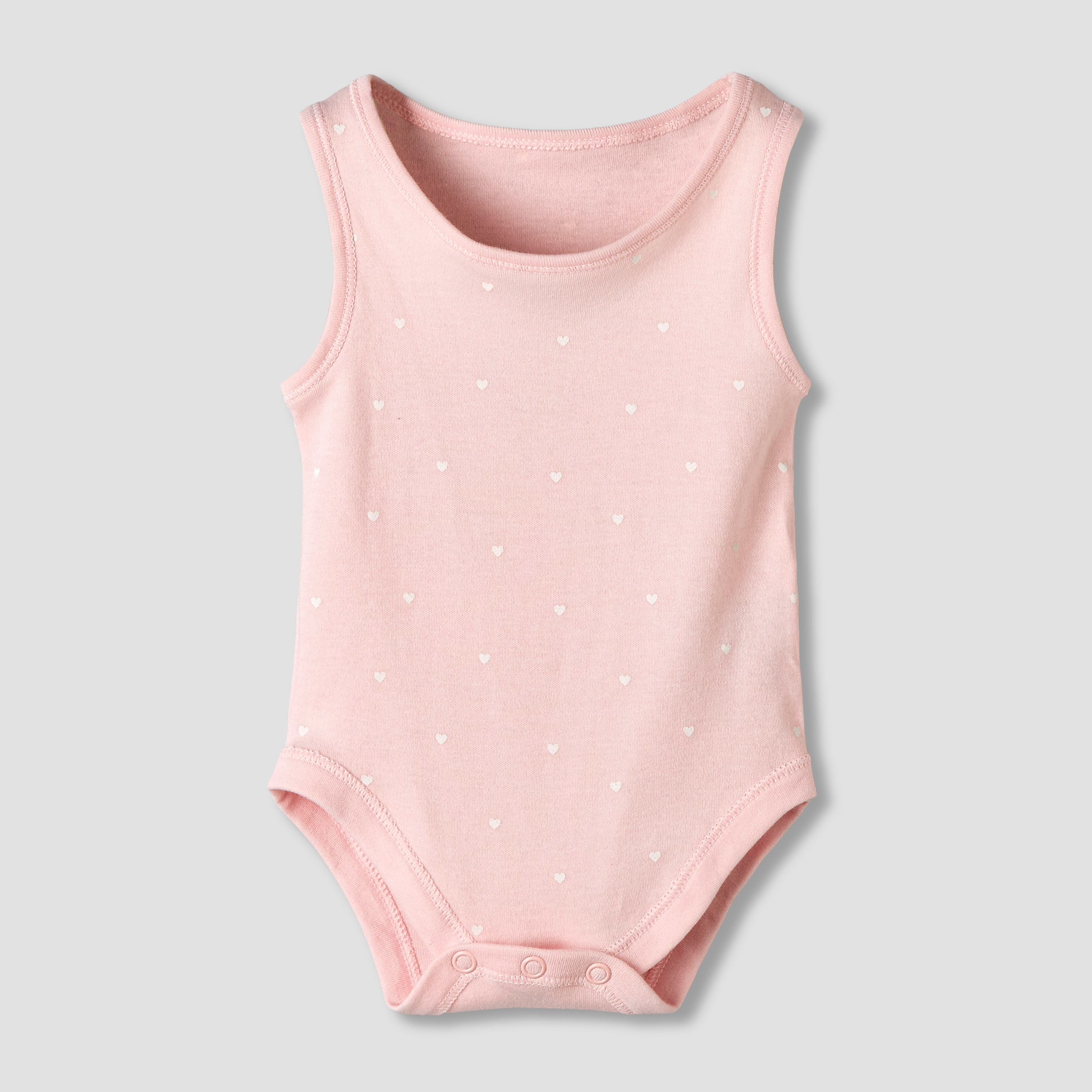 Pack of 7 Juniors Round Neck Sleeveless Bodysuit with Fun Prints-baby-girls-clothing-bodysuits-image-4