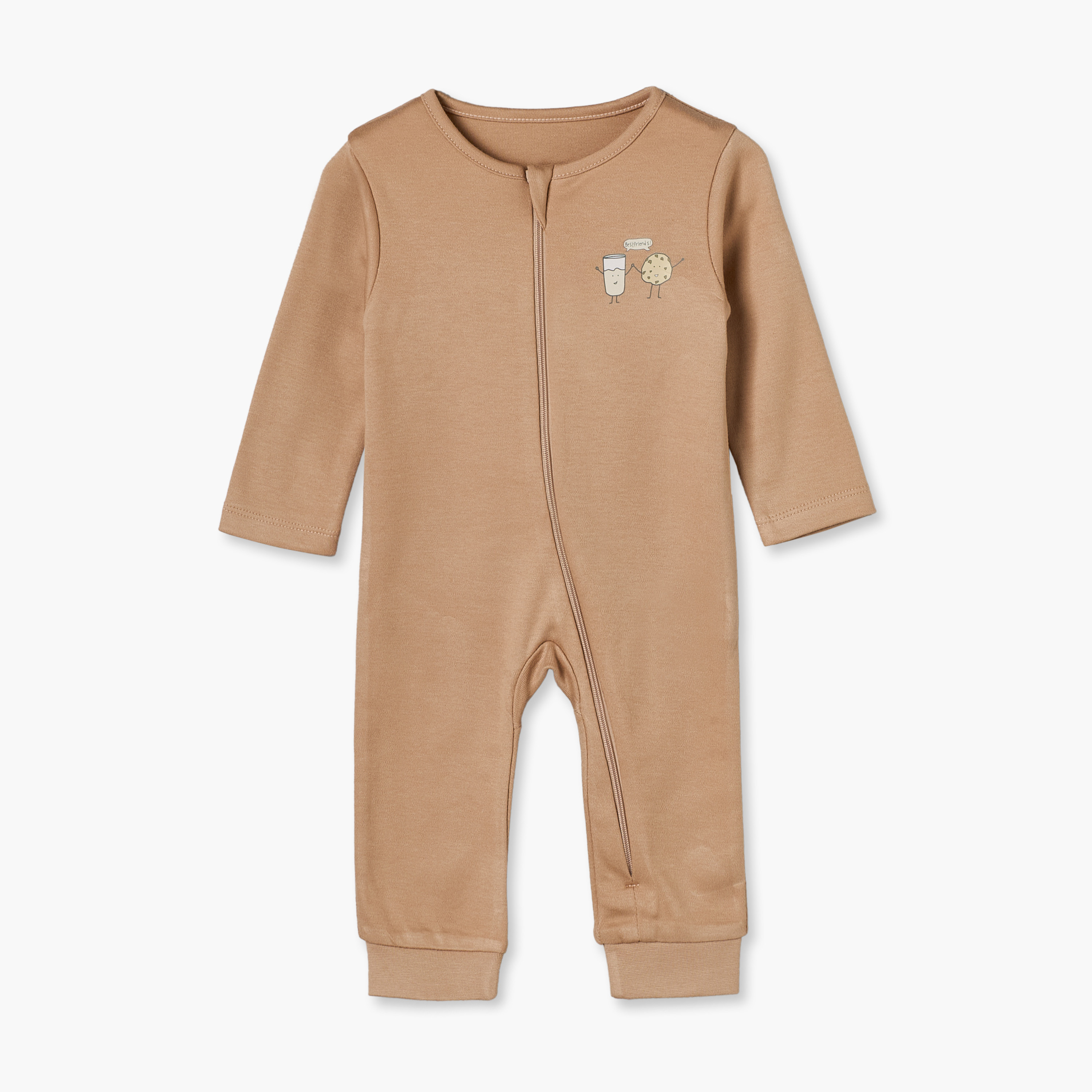 طقم بدلات نوم قطن برقبة ضيقة وأكمام طويلة وطبعات 5 قطع من جونيورز-baby-boys-clothing-nightwear-sleepsuits-image-7