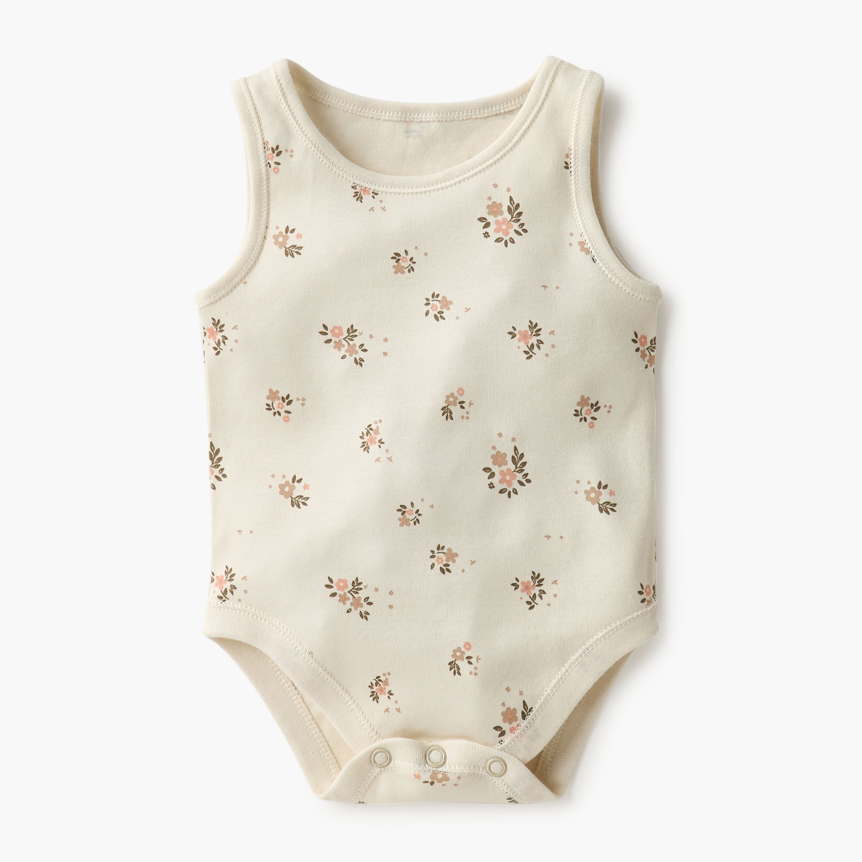 بودي سوت دون أكمام بأزرار إغلاق وطبعات من جونيورز - طقم من 7 قطع-baby-girls-clothing-bodysuits-image-4