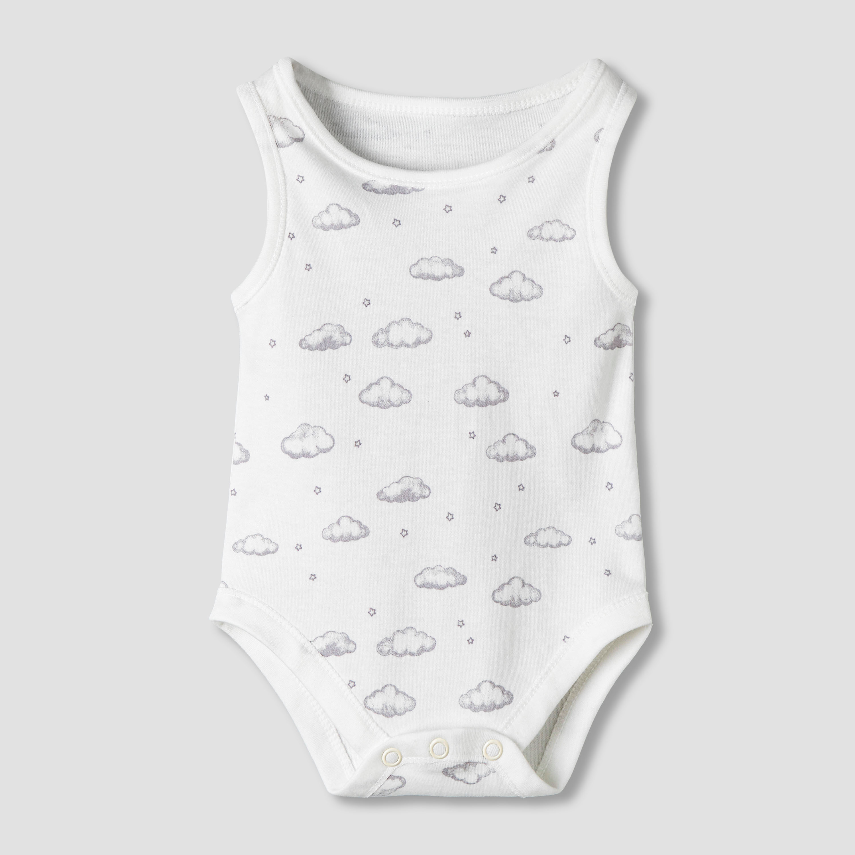 Pack of 7 Juniors Round Neck Sleeveless Bodysuit with Fun Prints-baby-boys-clothing-bodysuits-image-3