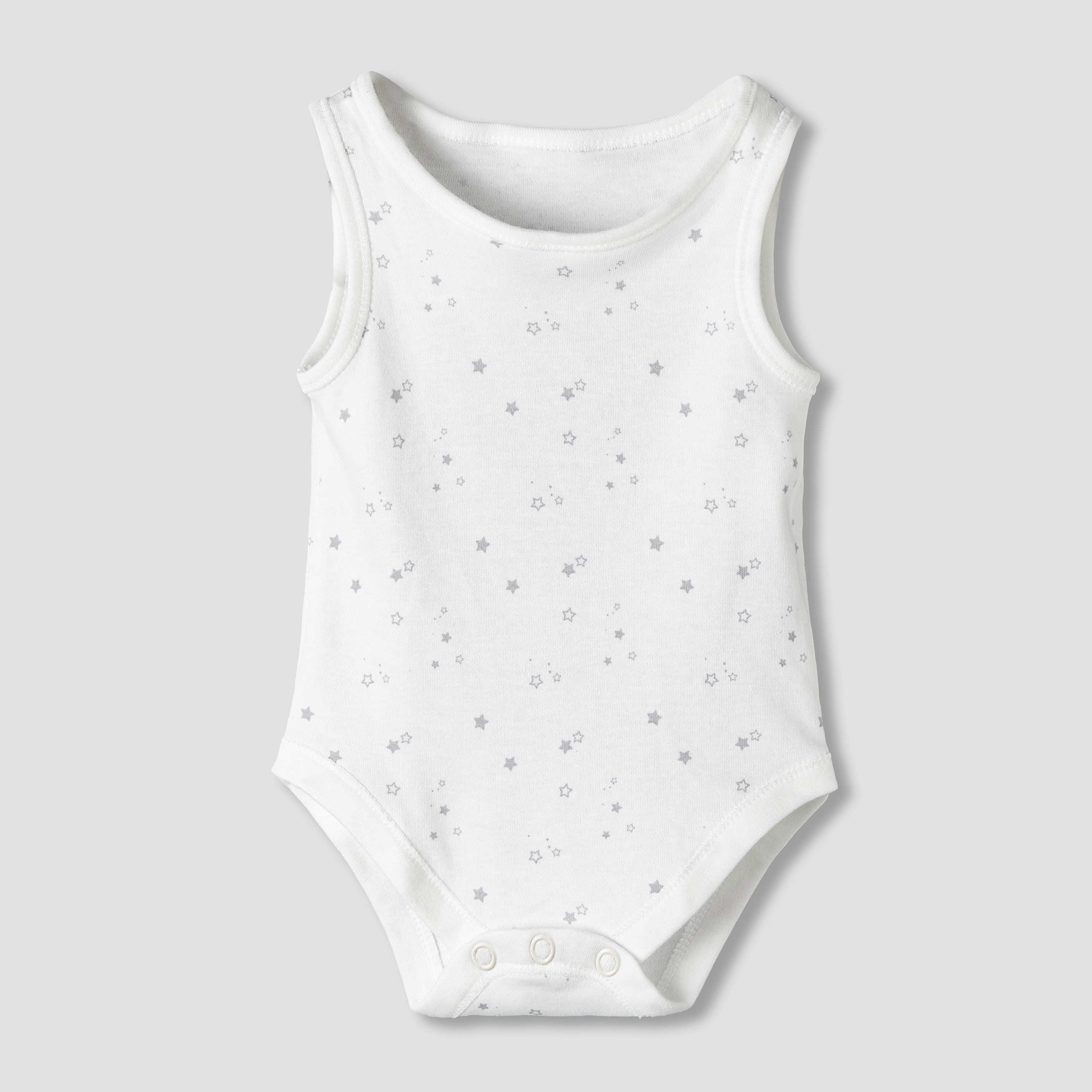 Pack of 7 Juniors Round Neck Sleeveless Bodysuit with Fun Prints-baby-boys-clothing-bodysuits-image-5