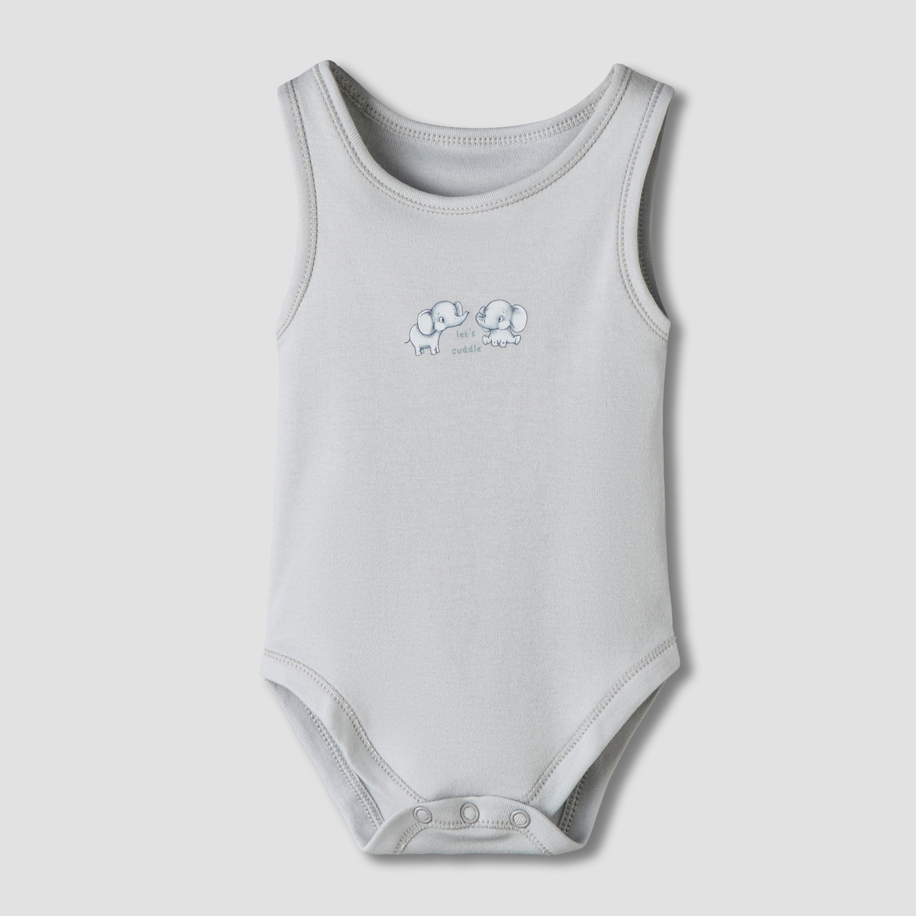 Pack of 7 Juniors Round Neck Sleeveless Bodysuit with Fun Prints-baby-boys-clothing-bodysuits-image-6