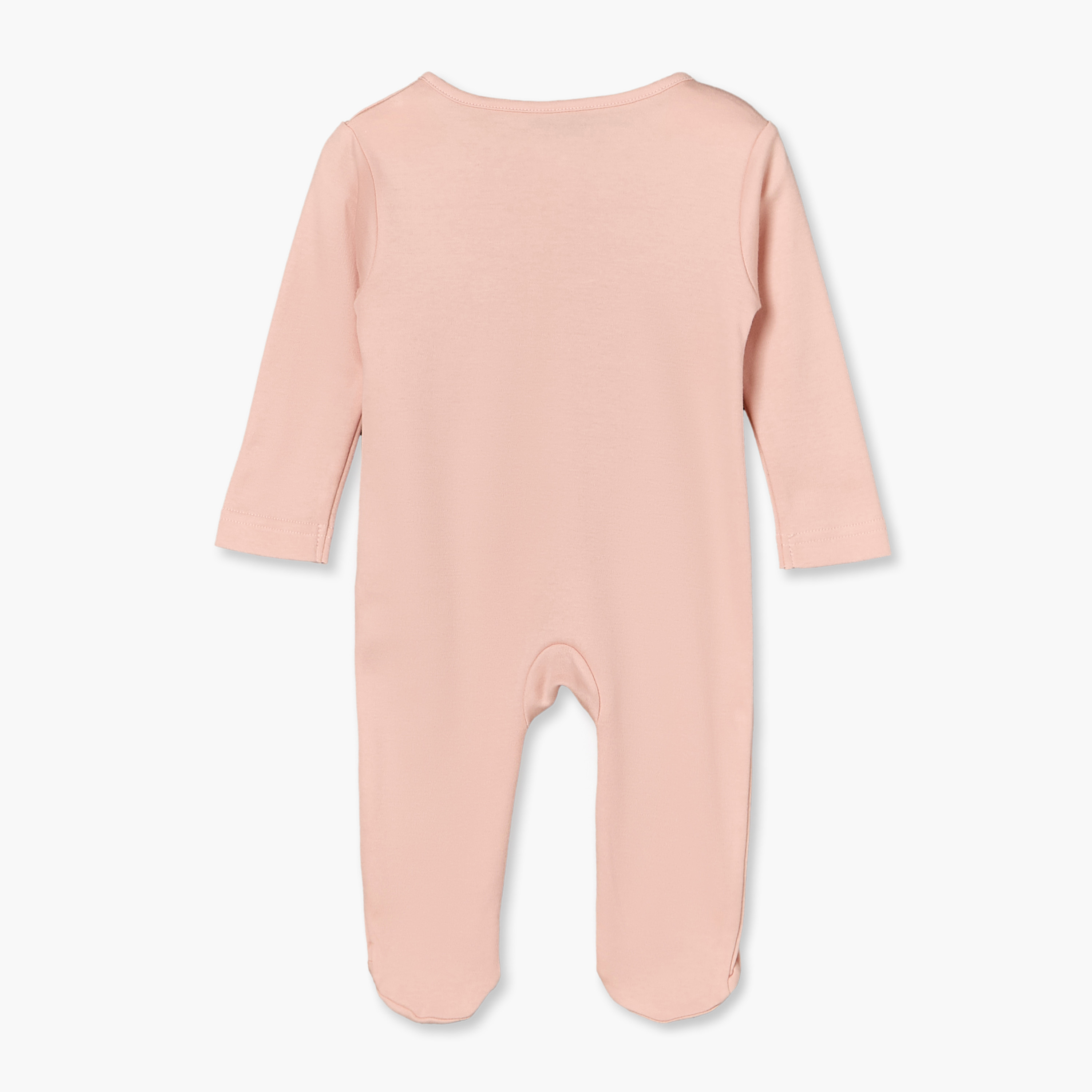 بدلة نوم قطن بياقة ضيقة وأكمام طويلة وطبعات زهرية من جونيورز - عبوة من 5 قطع-baby-girls-clothing-nightwear-sleepsuits-image-7