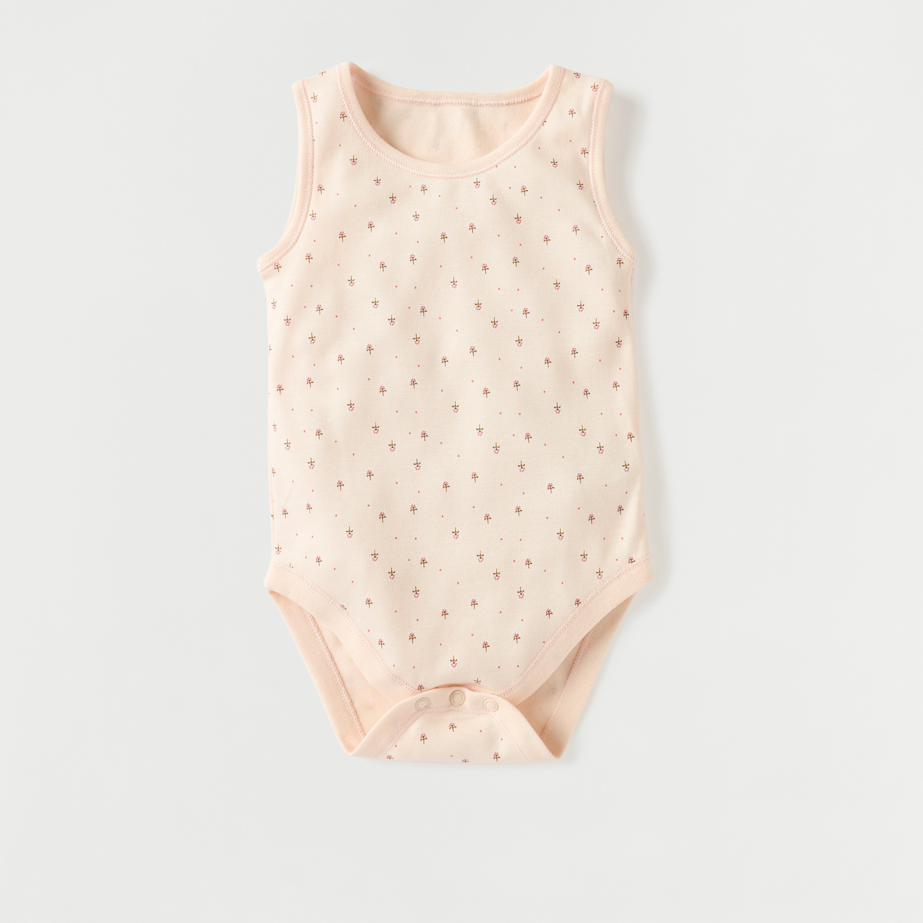 بودي سوت دون أكمام بأزرار إغلاق وطبعات من جونيورز - طقم 7 قطع-baby-girls-clothing-bodysuits-image-2