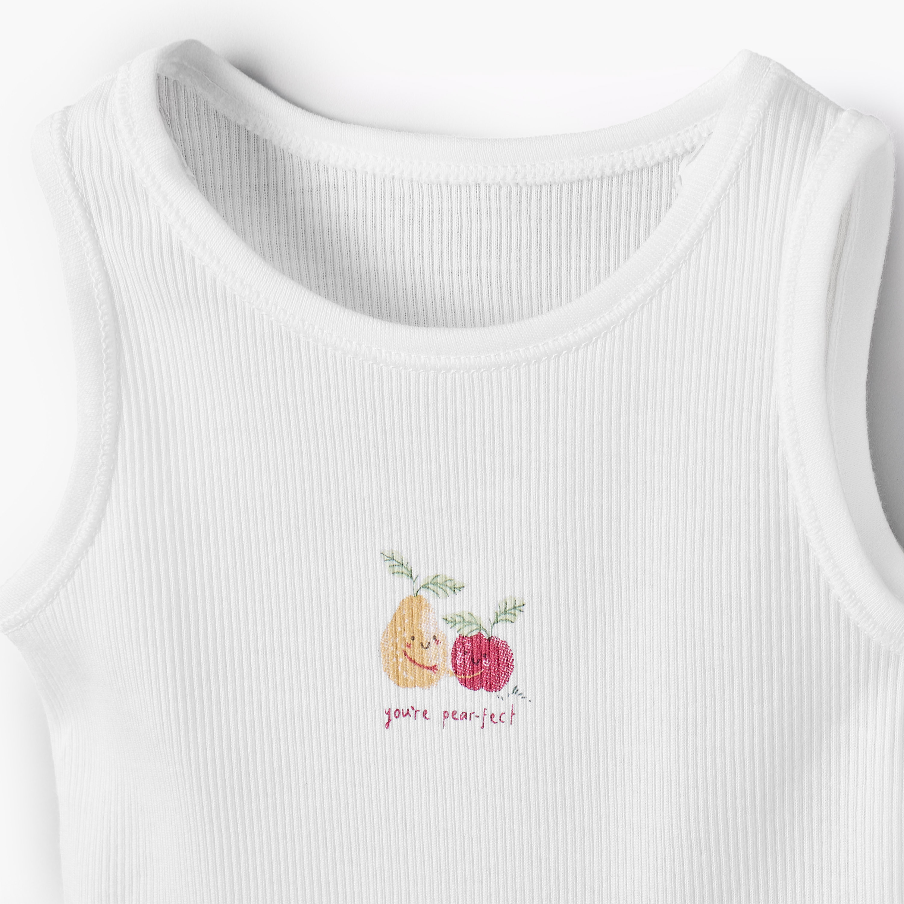 Pack of 10 Juniors Round Neck Sleeveless Bodysuit with Fruits Print-baby-boys-clothing-multipacks-image-13