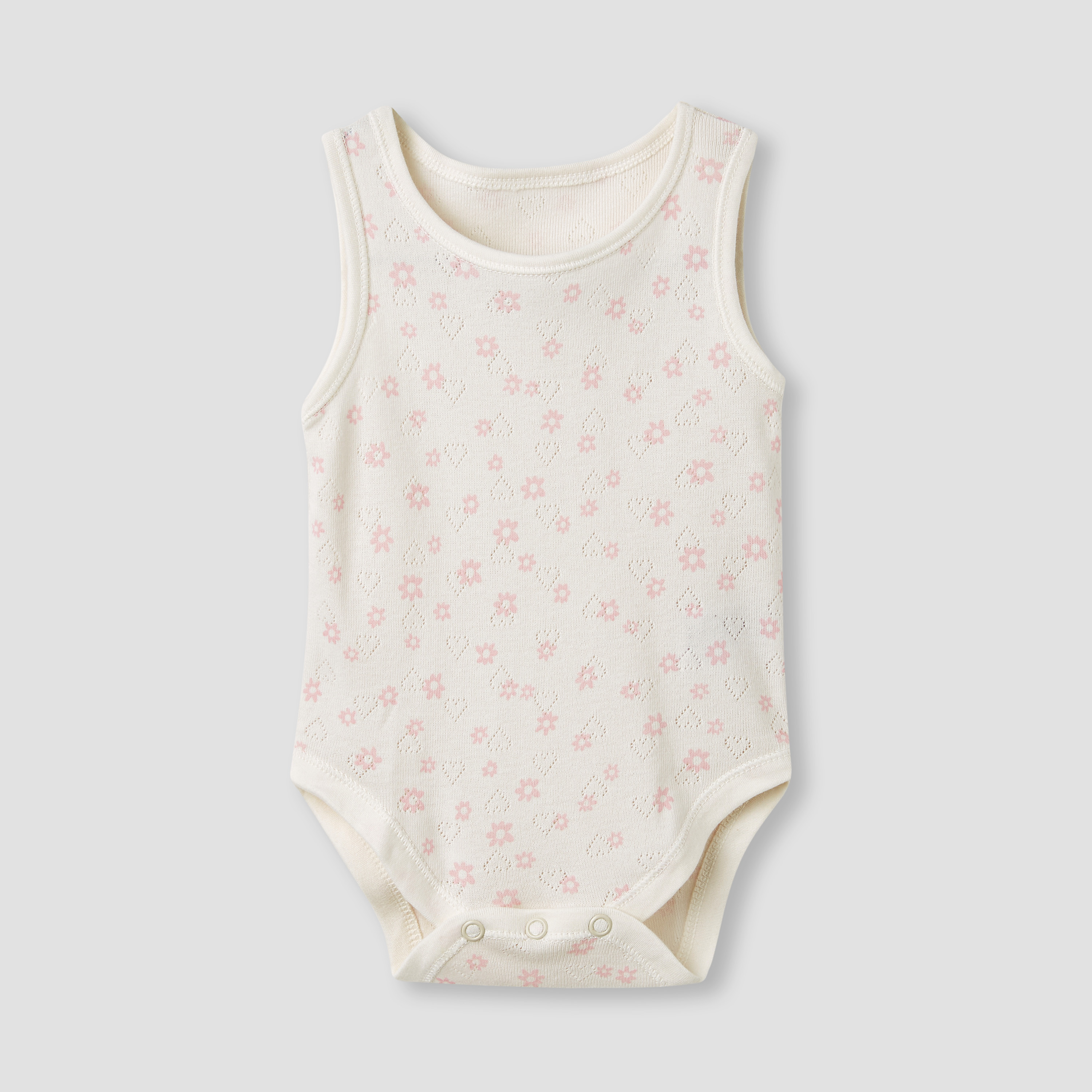 Juniors Assorted Sleeveless Bodysuit - Set of 7-baby-girls-clothing-bodysuits-image-2