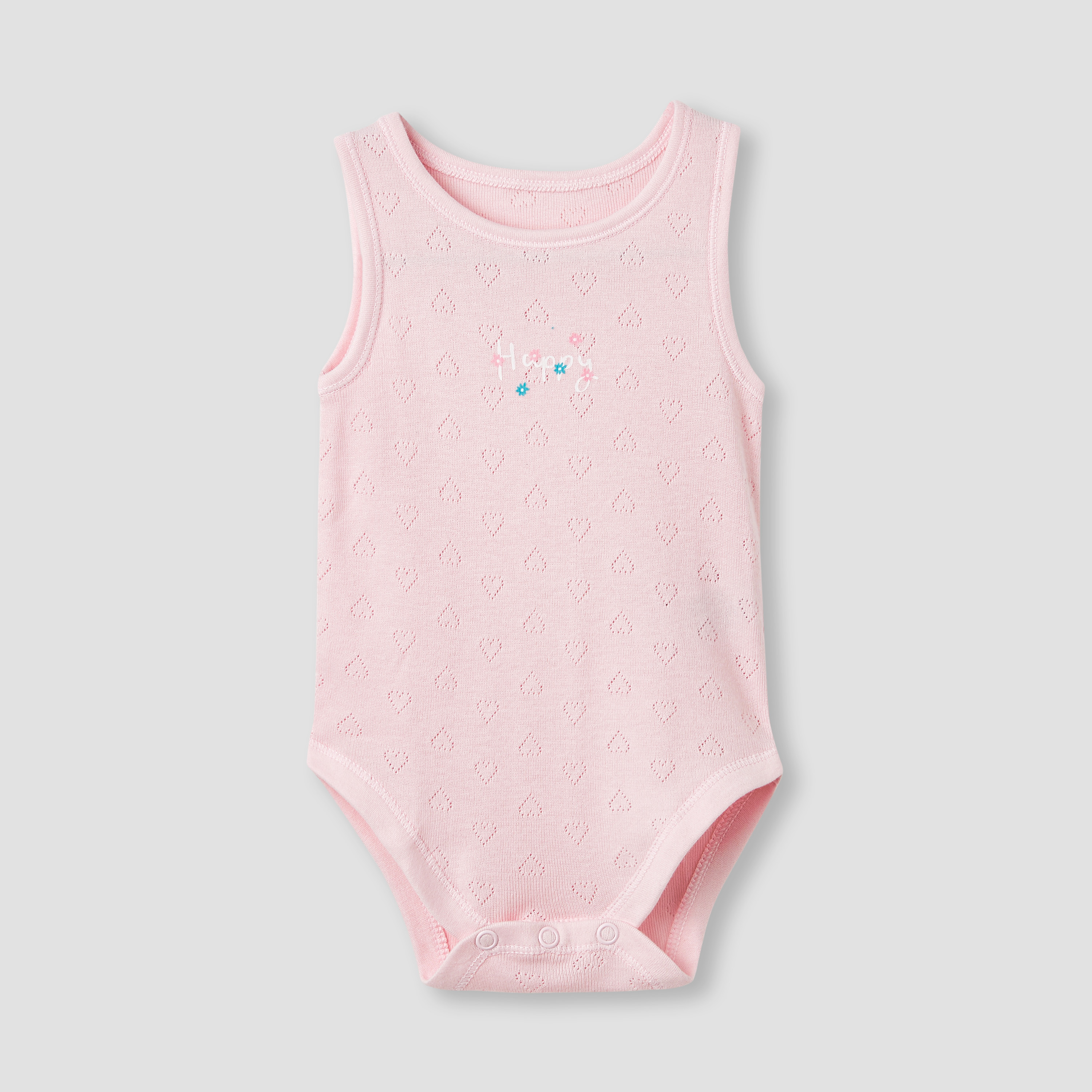 Juniors Assorted Sleeveless Bodysuit - Set of 7-baby-girls-clothing-bodysuits-image-3