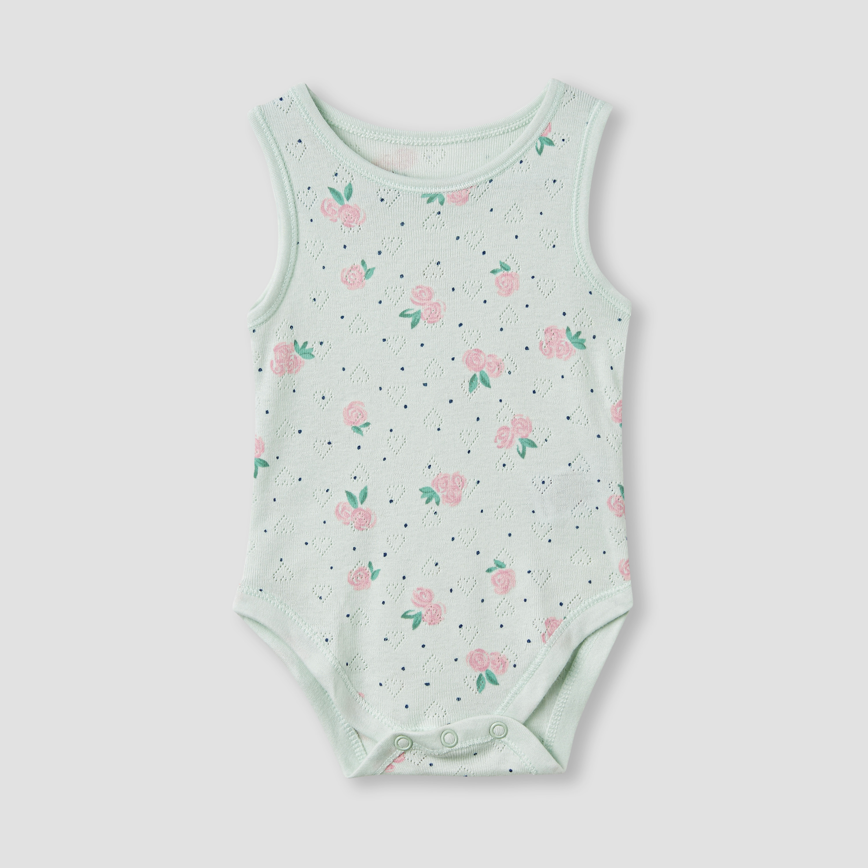 Juniors Assorted Sleeveless Bodysuit - Set of 7-baby-girls-clothing-bodysuits-image-6