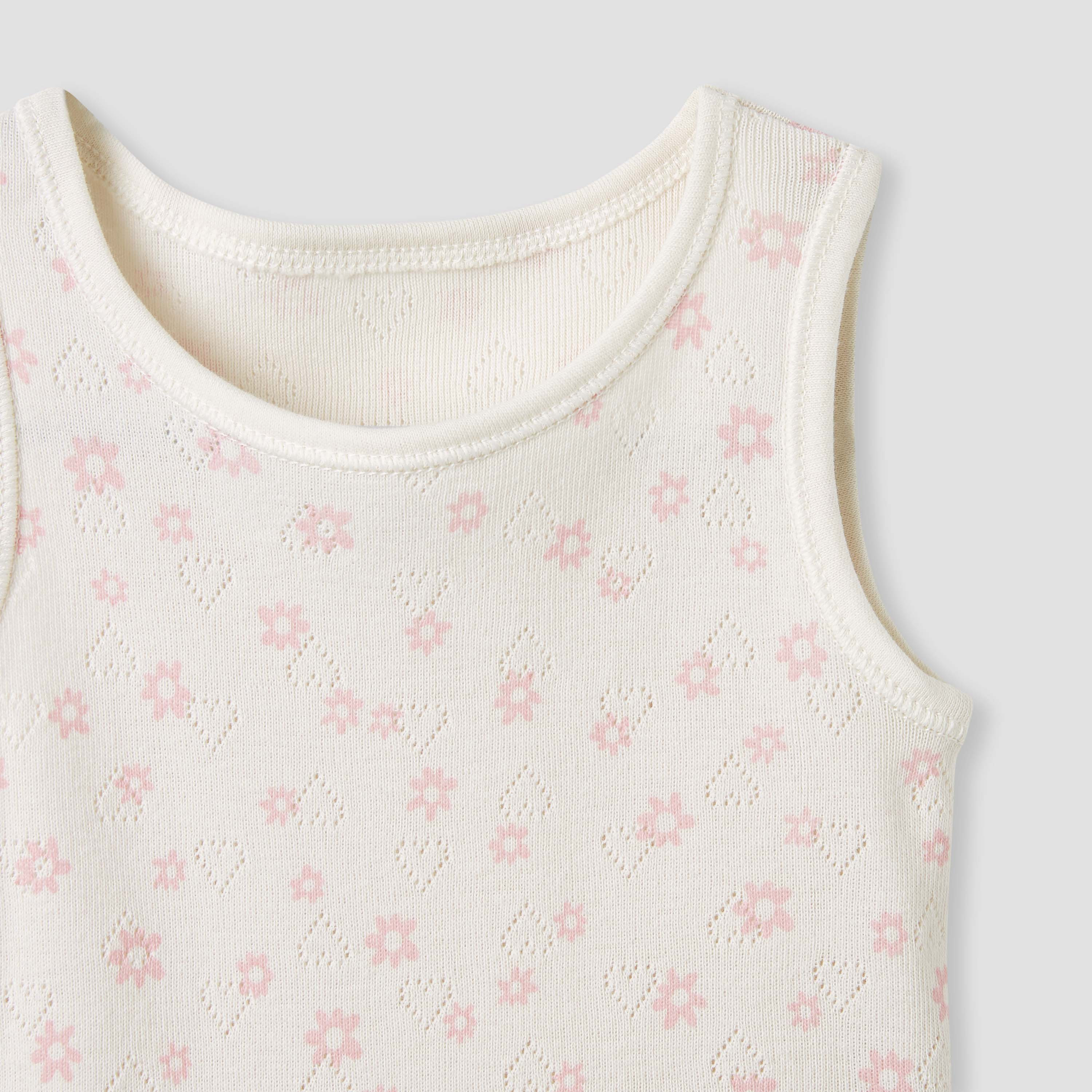 Juniors Assorted Sleeveless Bodysuit - Set of 7-baby-girls-clothing-bodysuits-image-7
