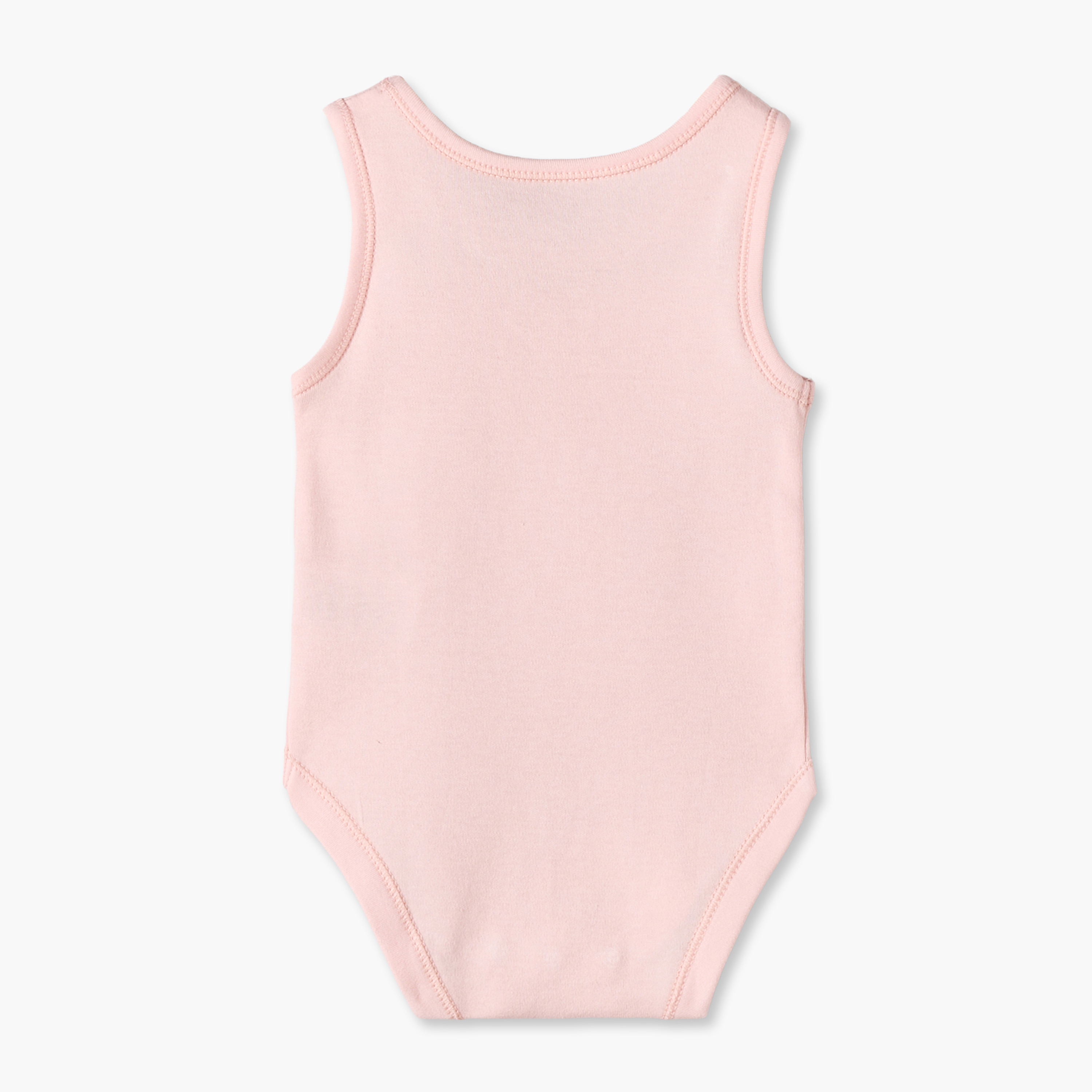 طقم بودي سوت قطن دون أكمام بياقة مستديرة وأزرار إغلاق كباسة 5 قطع من جونيورز-baby-girls-clothing-bodysuits-image-4