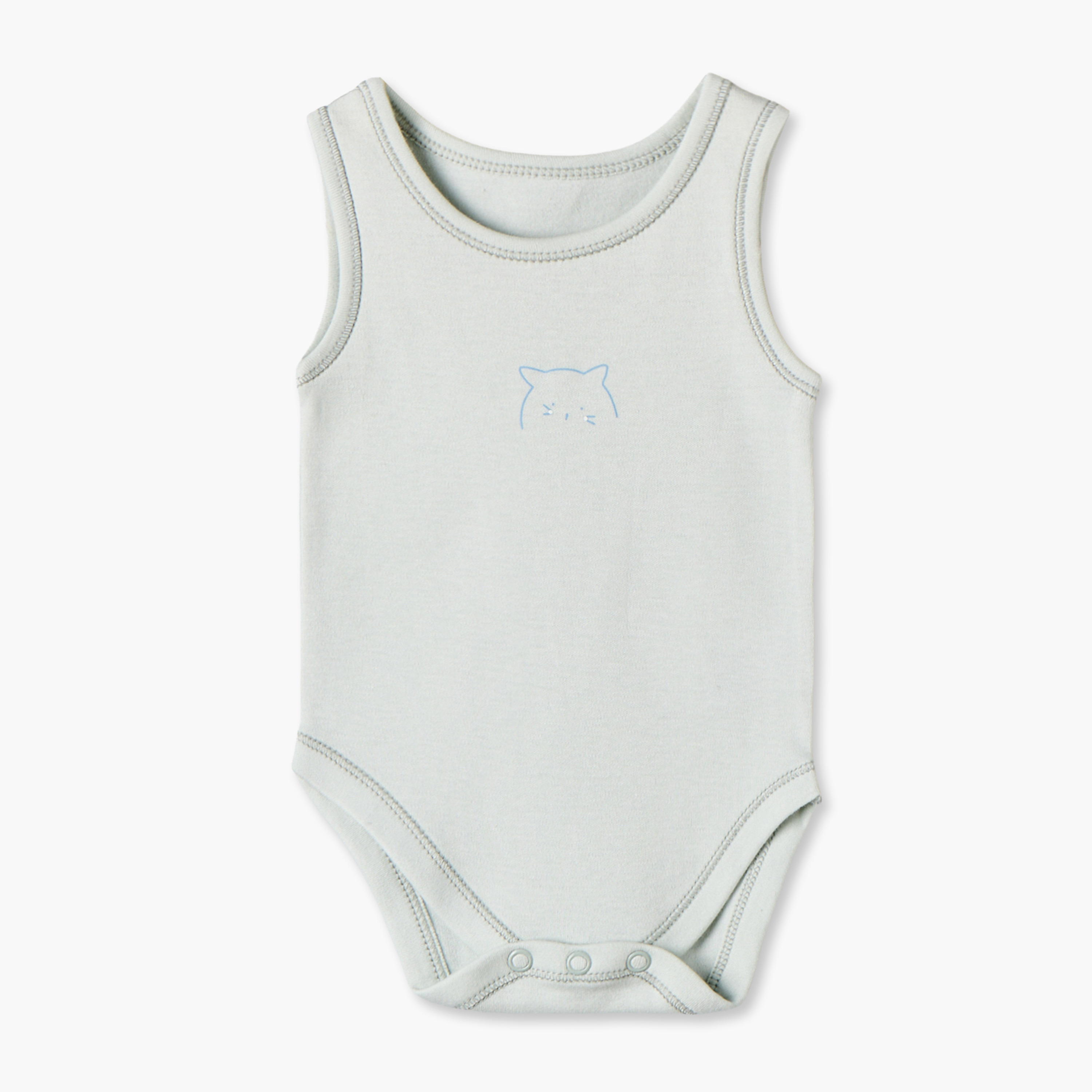 طقم بودي سوت قطن دون أكمام بياقة مستديرة وأزرار إغلاق كباسة 5 قطع من جونيورز-baby-girls-clothing-bodysuits-image-8