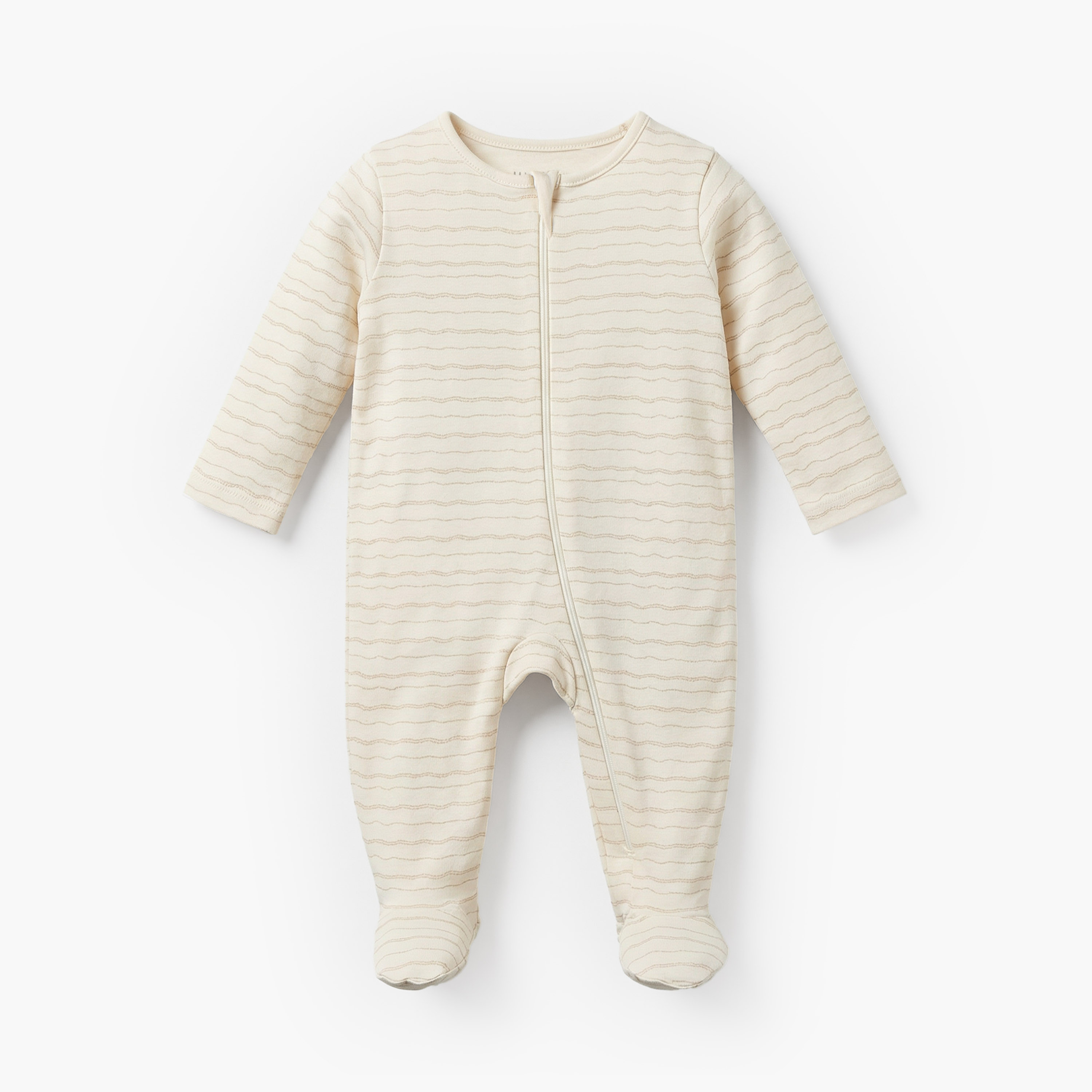 Pack of 7 Juniors Cotton Round Neck Long Sleeves Sleepsuit with Zip Closure-baby-girls-clothing-nightwear-sleepsuits-image-6
