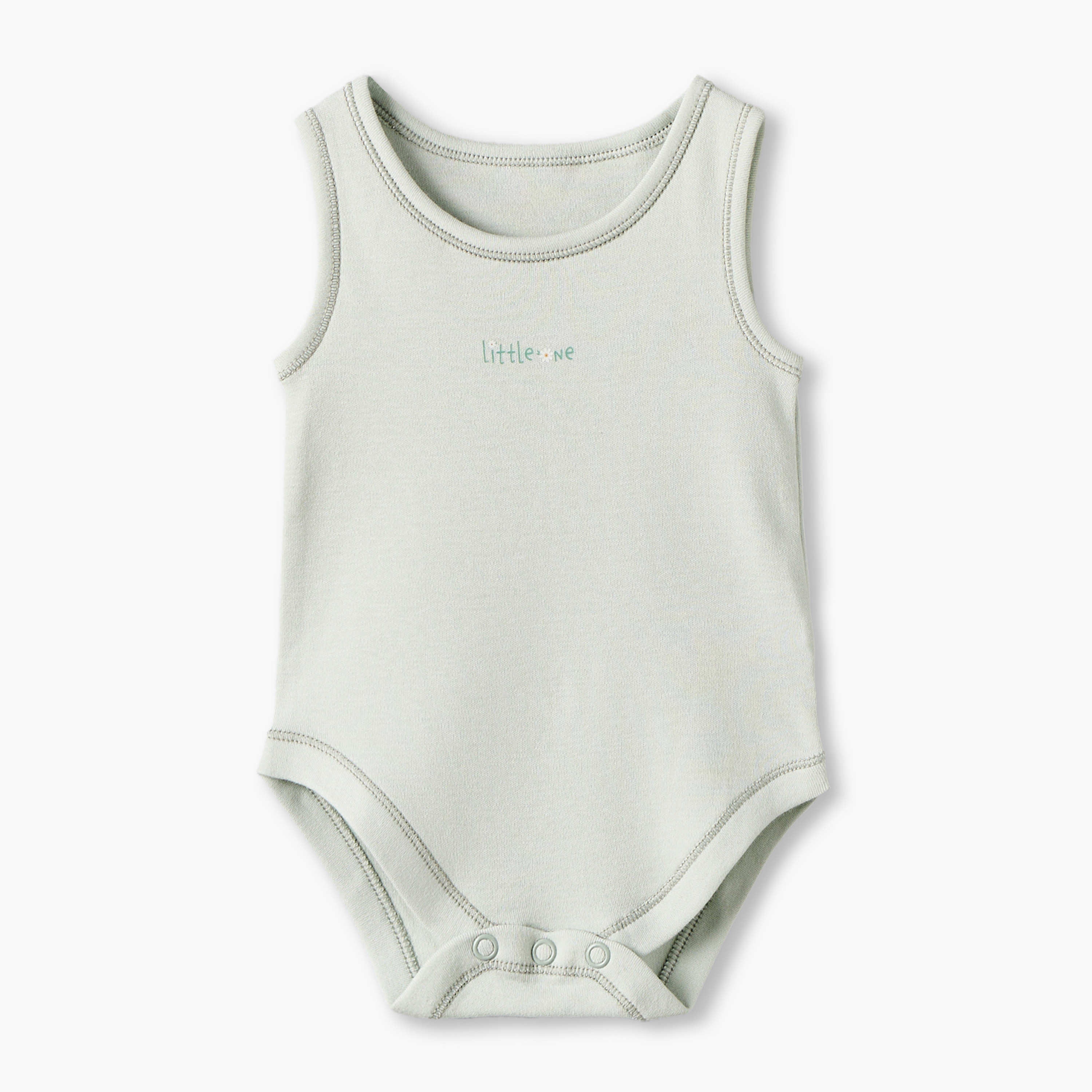 طقم بودي سوت قطن دون أكمام بياقة ضيقة وأزرار إغلاق كباسة 5 قطع من جونيورز-baby-girls-clothing-bodysuits-image-2