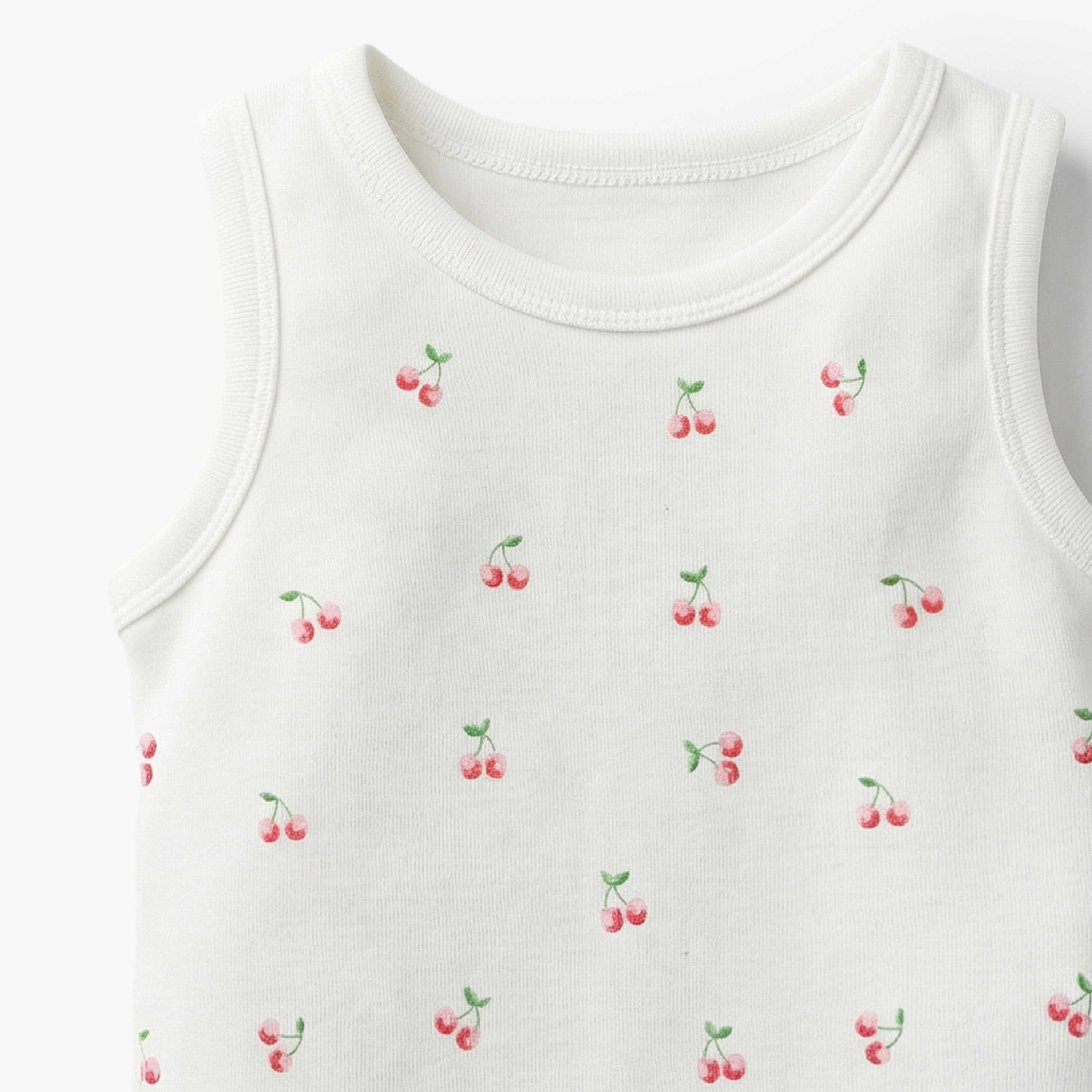 Pack of 5 Juniors Cotton Crew Neck Sleeveless Bodysuit with Snap Button Closure-baby-girls-clothing-bodysuits-image-8