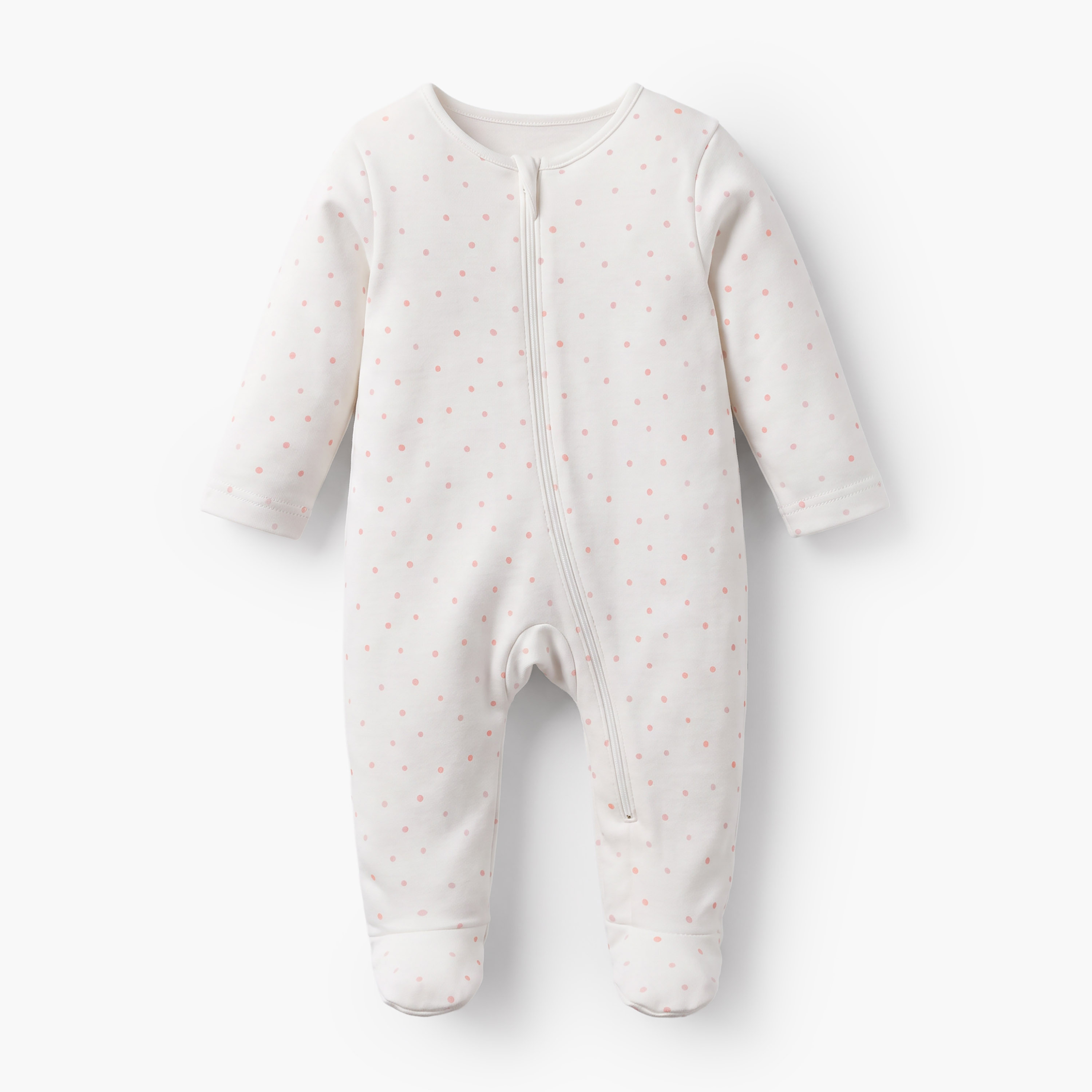 Pack of 5 Juniors Cotton Crew Neck Long Sleeves Sleepsuit with Floral Print-baby-girls-clothing-nightwear-sleepsuits-image-4