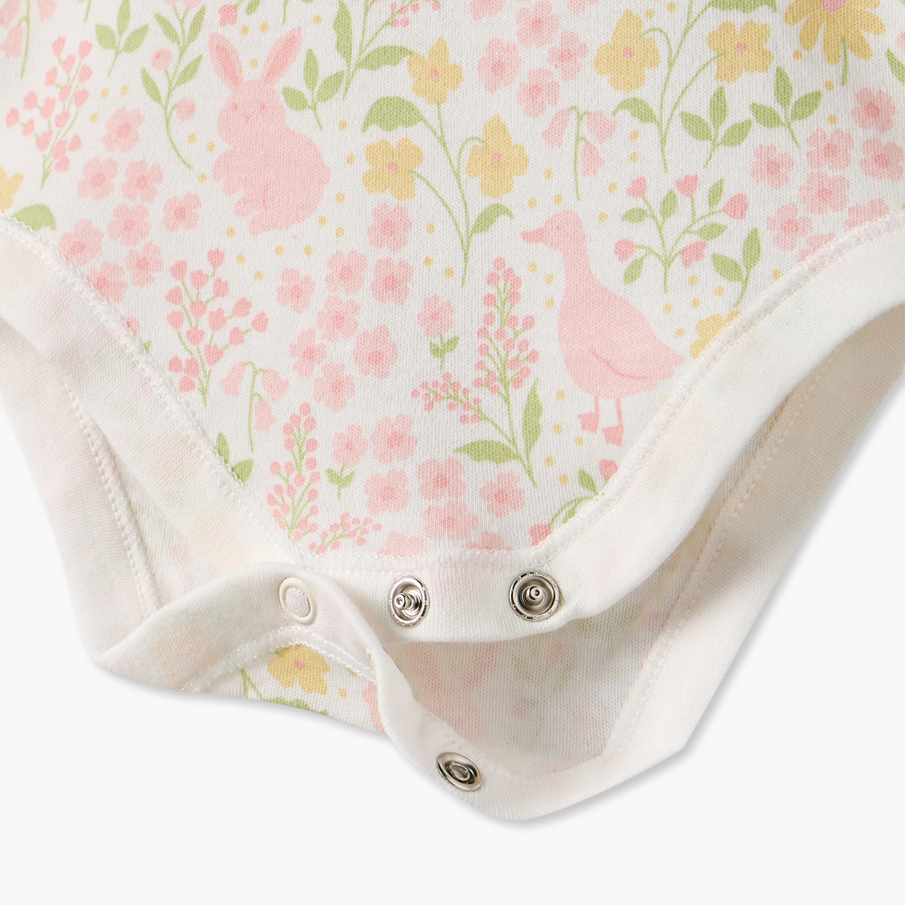 طقم بودي سوت قطن دون أكمام بياقة ضيقة وطبعات زهرية 5 قطع من جونيورز-baby-girls-clothing-bodysuits-image-10