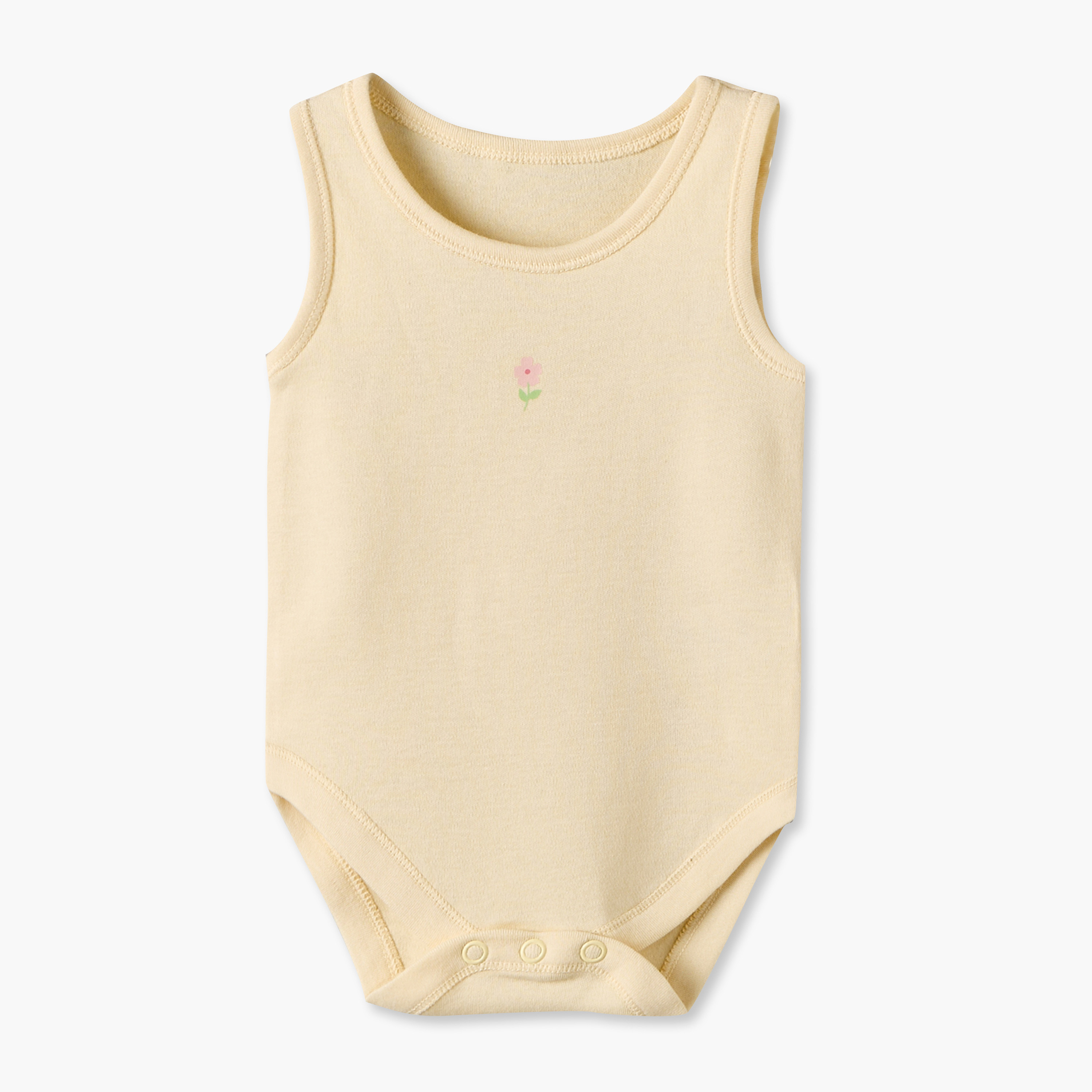 طقم بودي سوت قطن دون أكمام بياقة ضيقة وطبعات زهرية 5 قطع من جونيورز-baby-girls-clothing-bodysuits-image-5