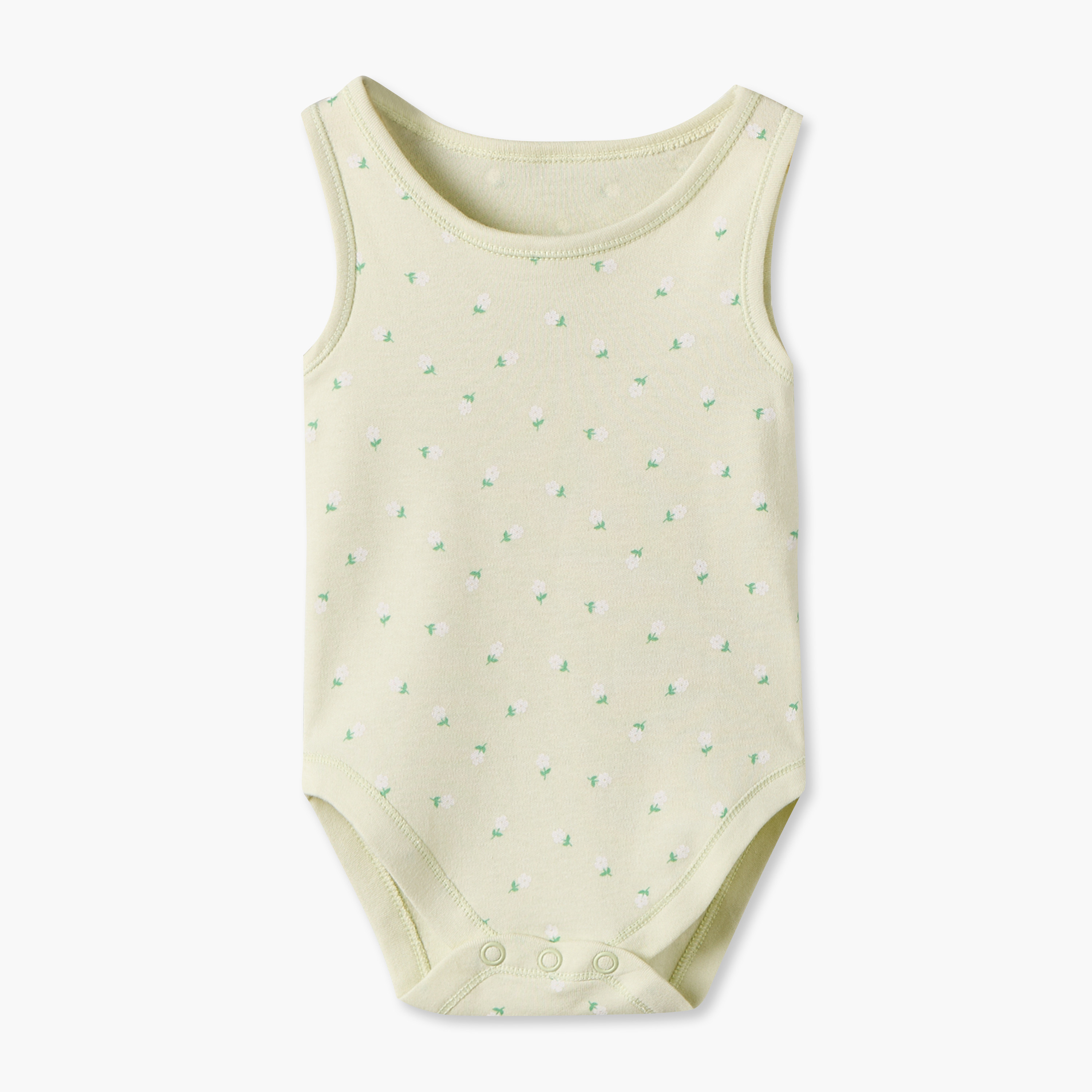 طقم بودي سوت قطن دون أكمام بياقة ضيقة وطبعات زهرية 5 قطع من جونيورز-baby-girls-clothing-bodysuits-image-8