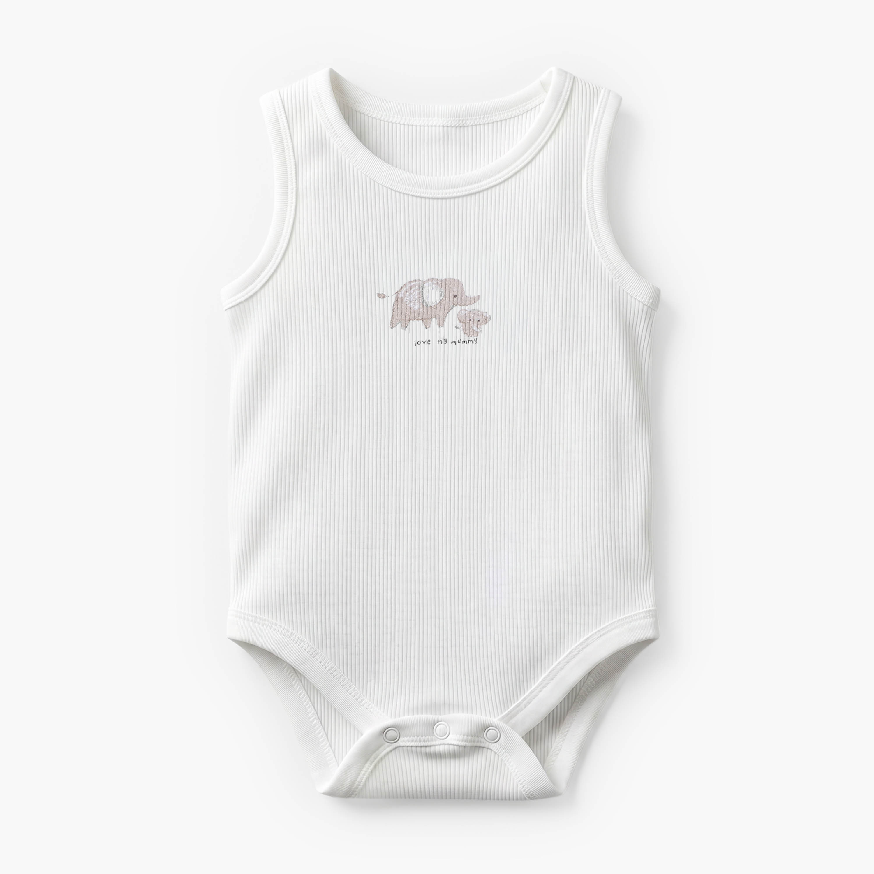 Pack of 5 Juniors Crew Neck Sleeveless Bodysuit with Safari Print-baby-boys-clothing-bodysuits-image-7