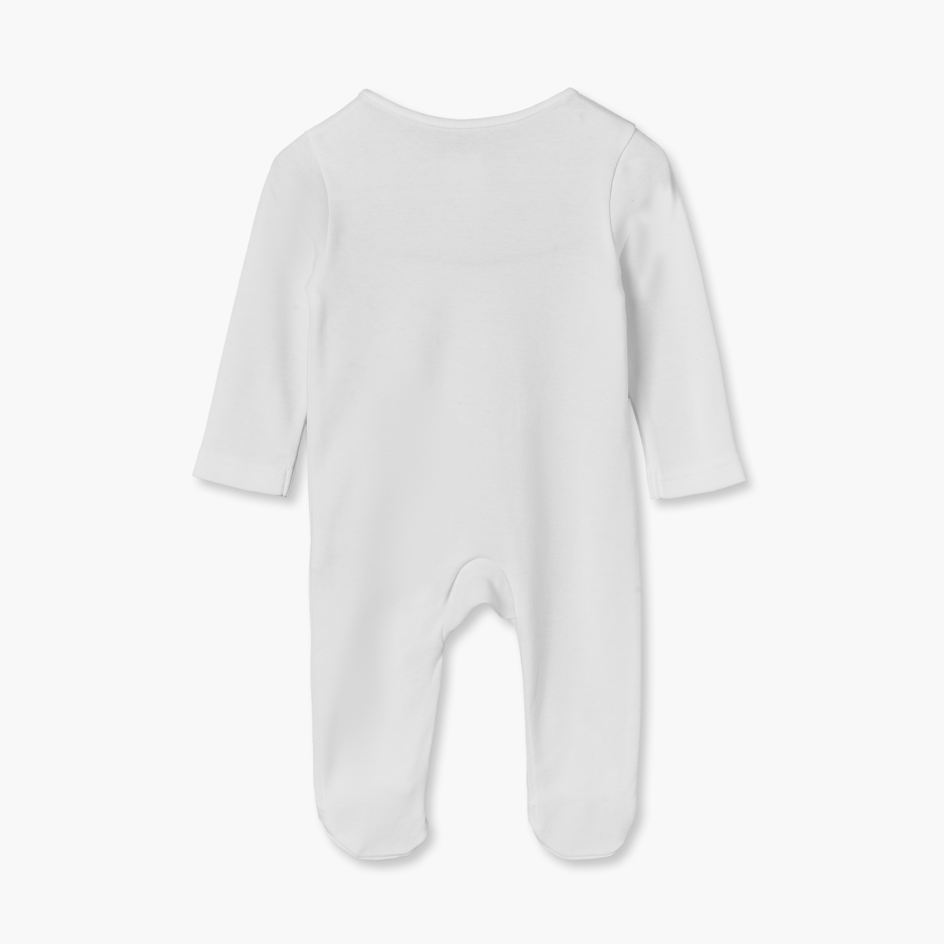 Pack of 5 Juniors Cotton Crew Neck Long Sleeves Sleepsuit with Floral Print-baby-girls-clothing-nightwear-sleepsuits-image-8