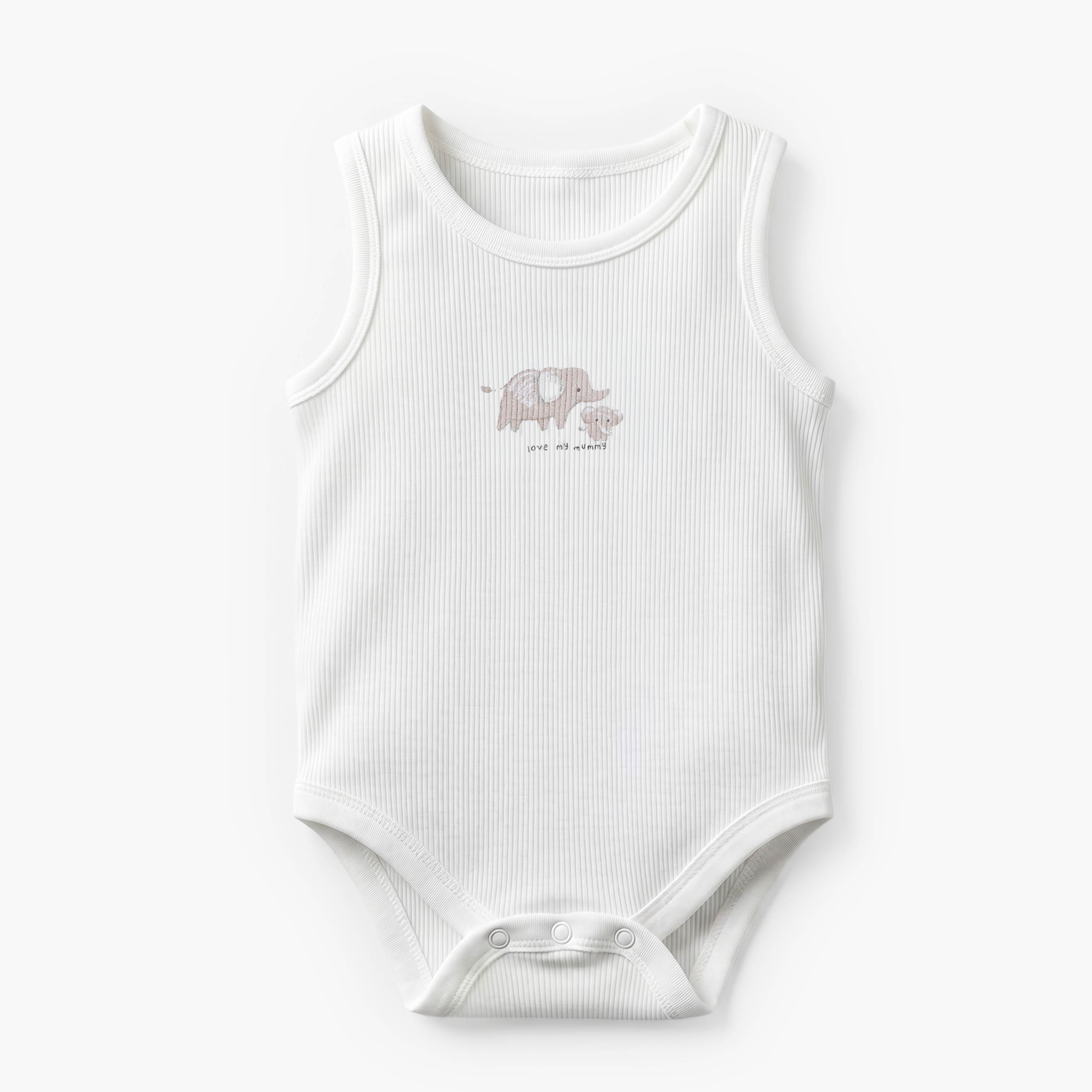 Pack of 5 Juniors Crew Neck Sleeveless Bodysuit with Print-baby-boys-clothing-bodysuits-image-2