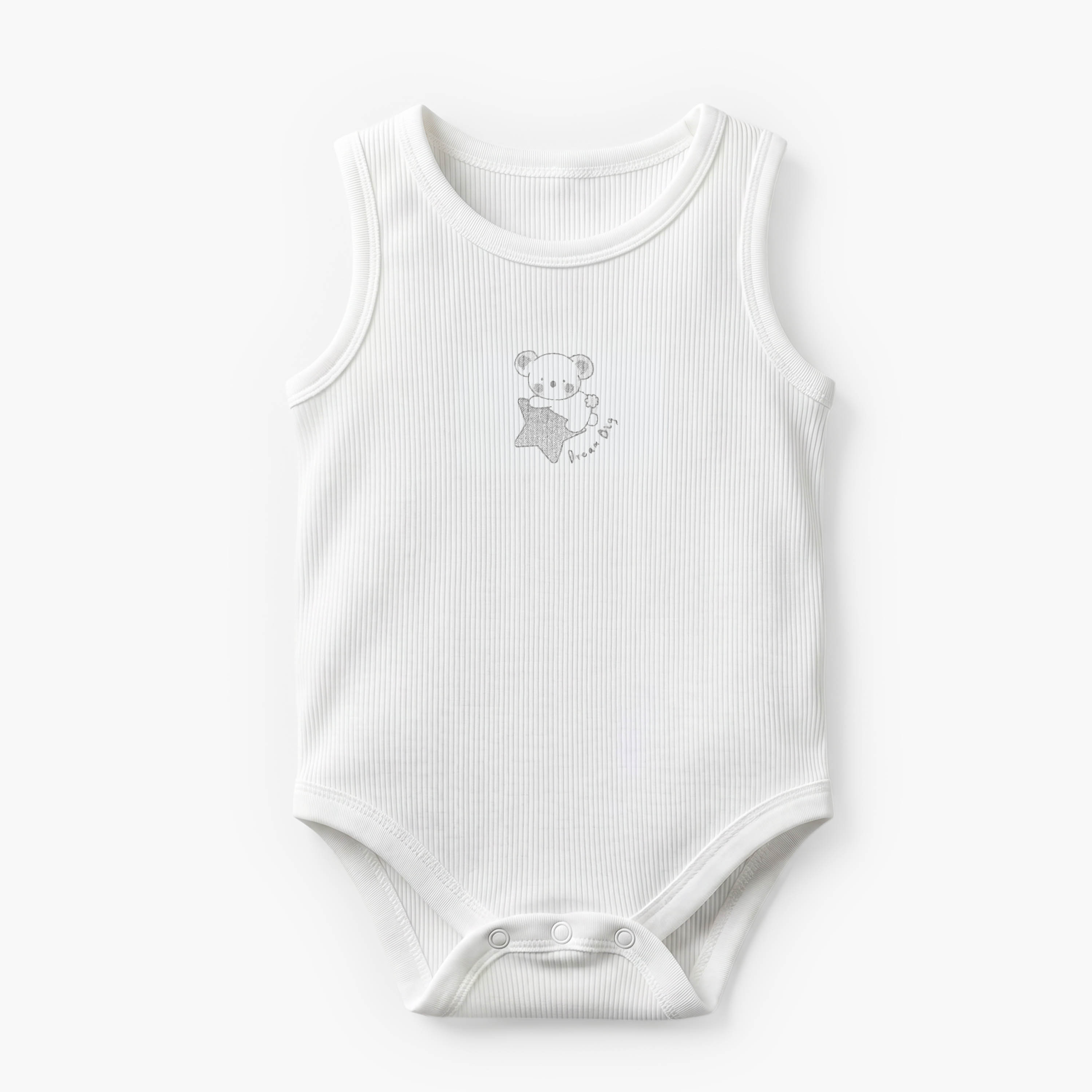 Pack of 5 Juniors Crew Neck Sleeveless Bodysuit with Print-baby-boys-clothing-bodysuits-image-3