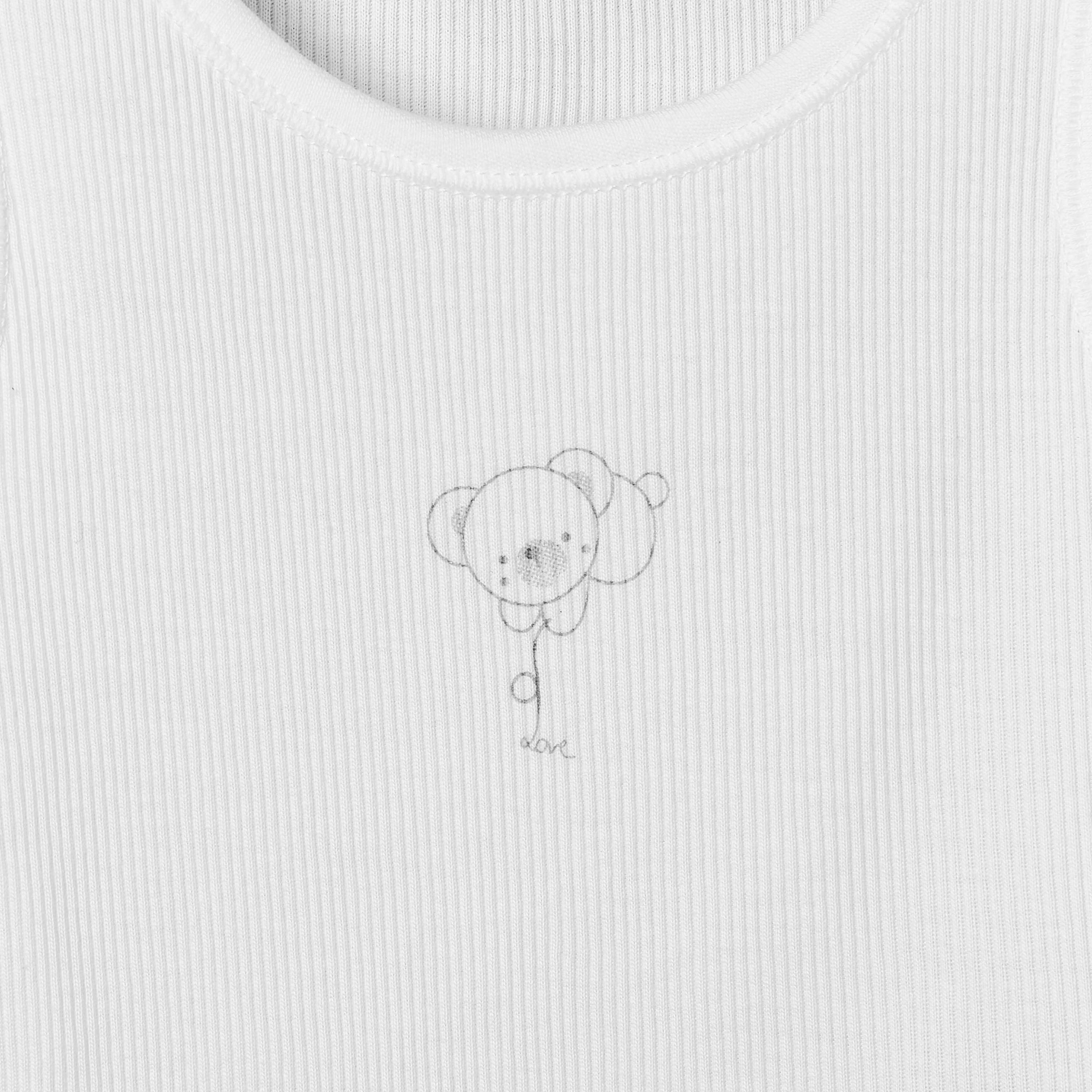 Pack of 5 Juniors Crew Neck Sleeveless Bodysuit with Print-baby-boys-clothing-bodysuits-image-8