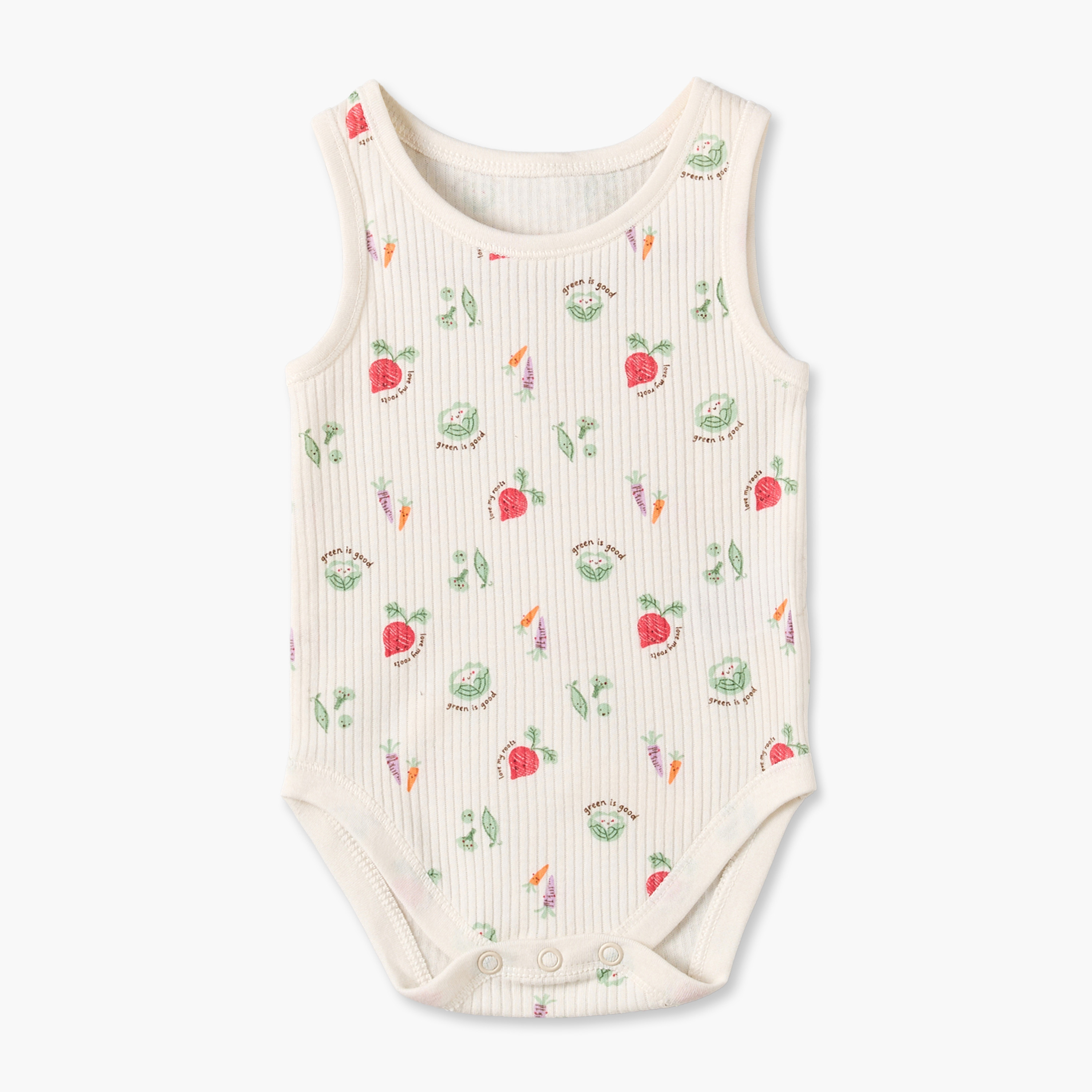 Pack of 5 Juniors Crew Neck Sleeveless Bodysuit with Snap Button Closure-baby-boys-clothing-bodysuits-image-6