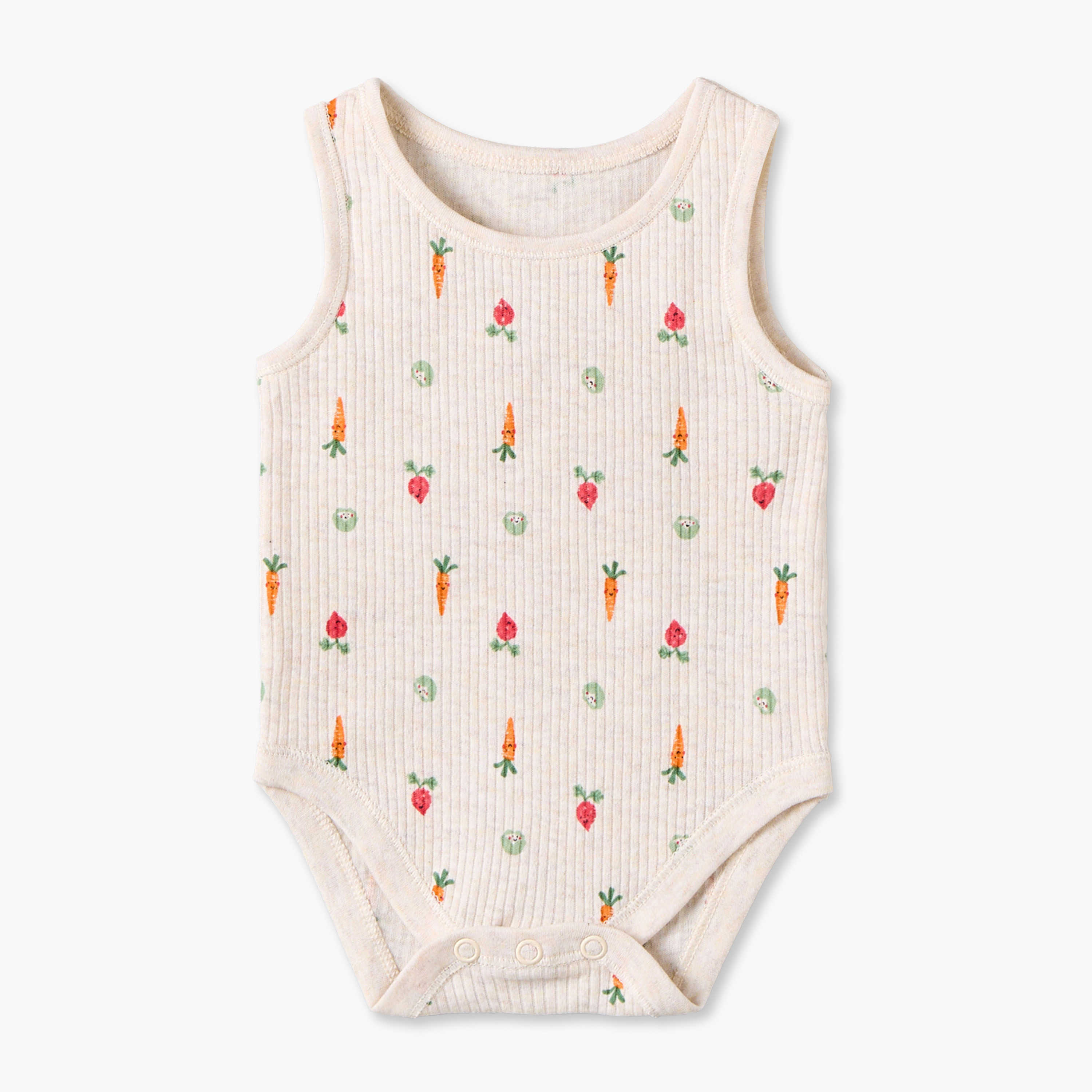 Pack of 5 Juniors Crew Neck Sleeveless Bodysuit with Snap Button Closure-baby-boys-clothing-bodysuits-image-5