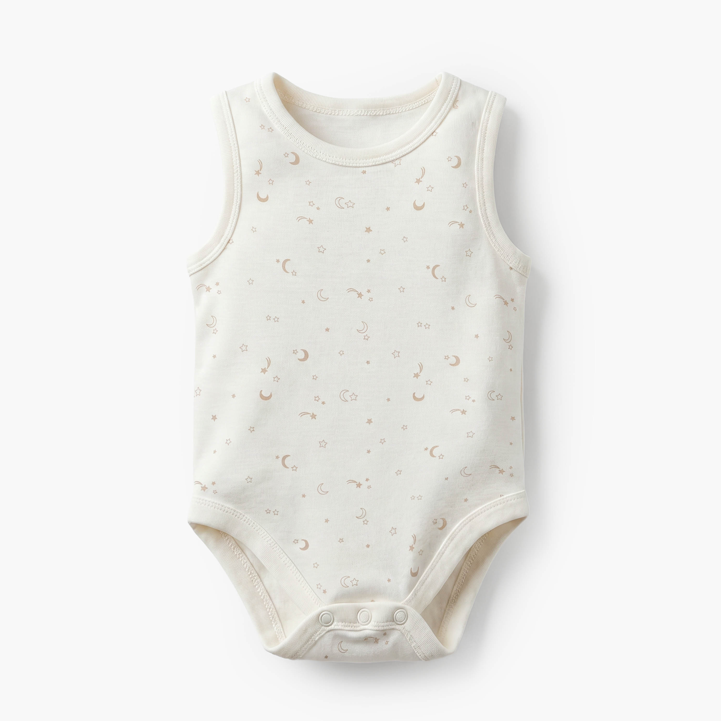 Pack of 5 Juniors Crew Neck Sleeveless Bodysuit with Assorted Print-baby-boys-clothing-bodysuits-image-2