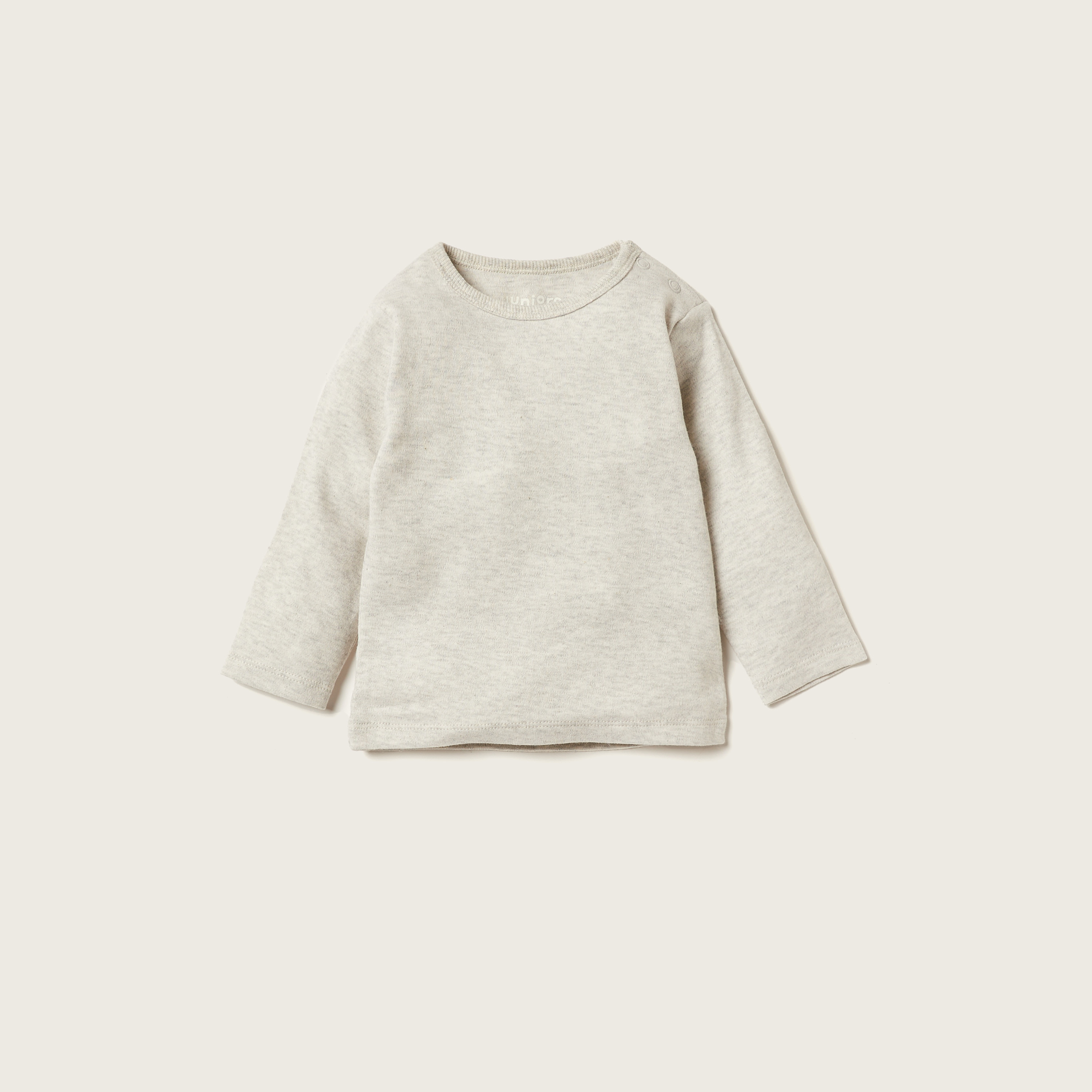 Juniors Round Neck T-shirt with Long Sleeves - Set of 3-baby-boys-clothing-multipacks-image-2