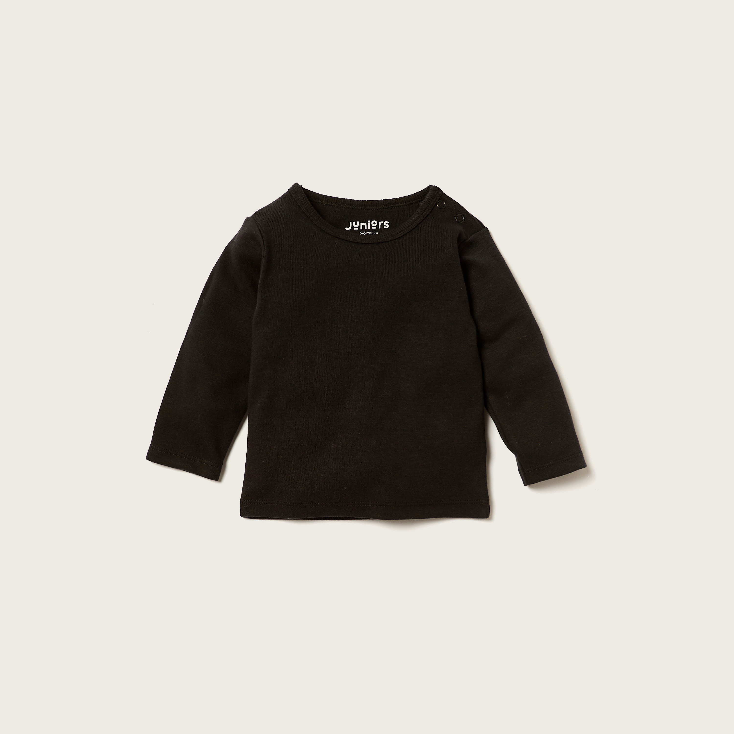 Juniors Round Neck T-shirt with Long Sleeves - Set of 3-baby-boys-clothing-multipacks-image-3