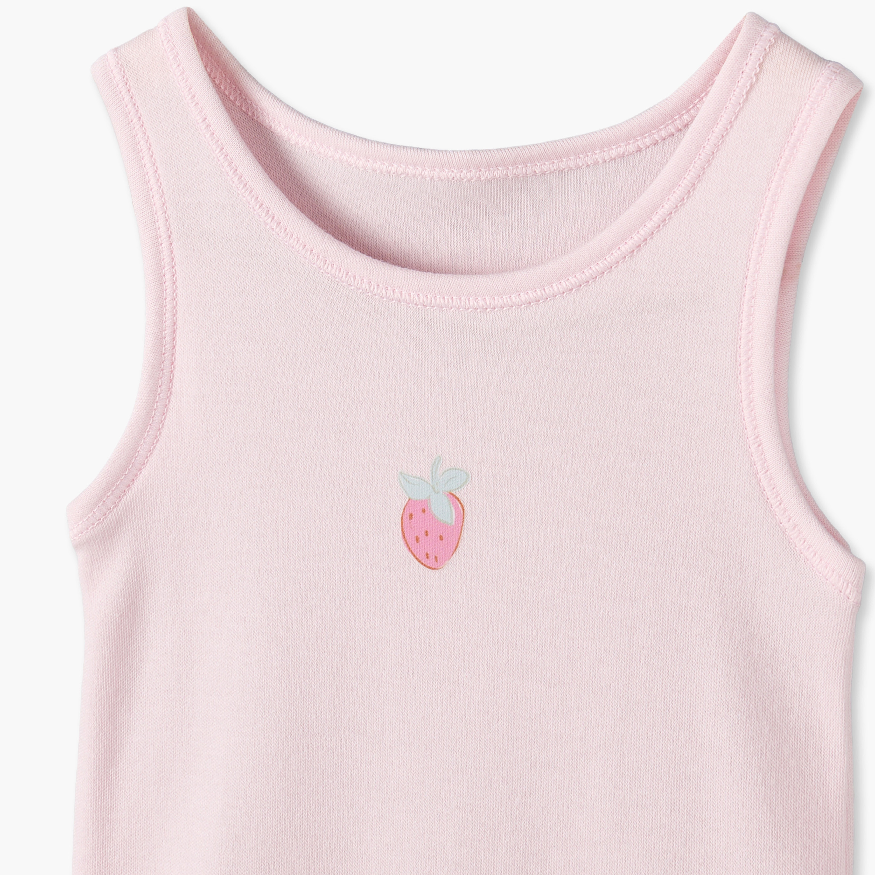 Pack of 7 Juniors Cotton Crew Neck Sleeveless Bodysuit with Snap Button Closure-baby-girls-clothing-bodysuits-image-11