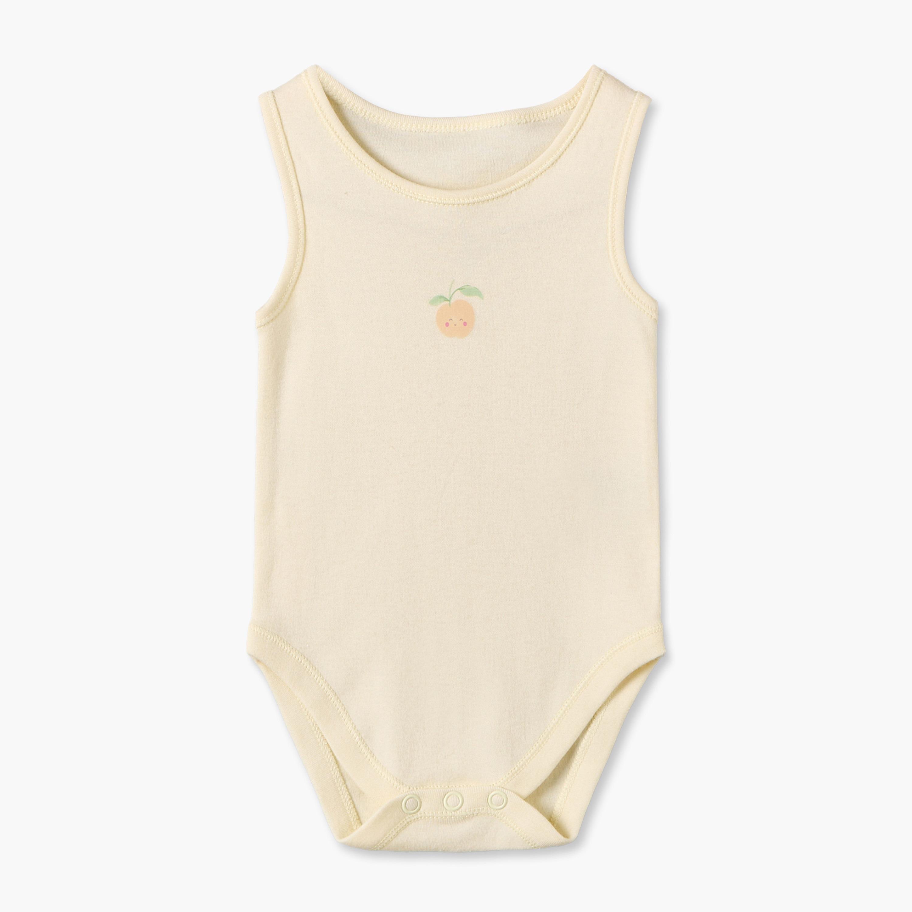 Pack of 7 Juniors Cotton Crew Neck Sleeveless Bodysuit with Snap Button Closure-baby-girls-clothing-bodysuits-image-5