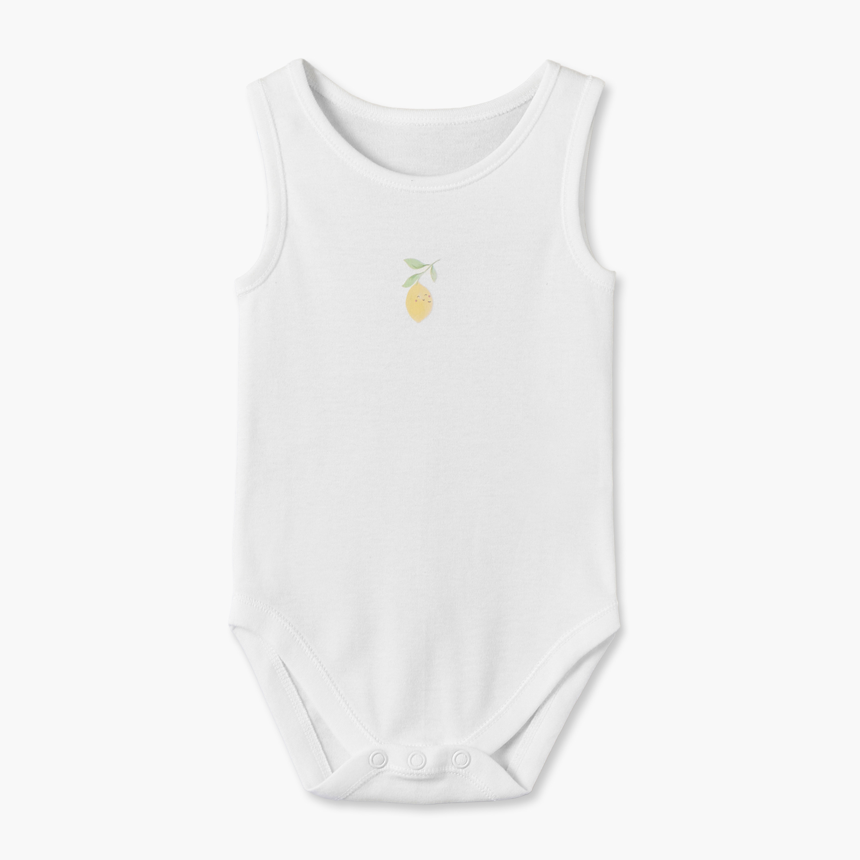 Pack of 7 Juniors Cotton Crew Neck Sleeveless Bodysuit with Snap Button Closure-baby-girls-clothing-bodysuits-image-6