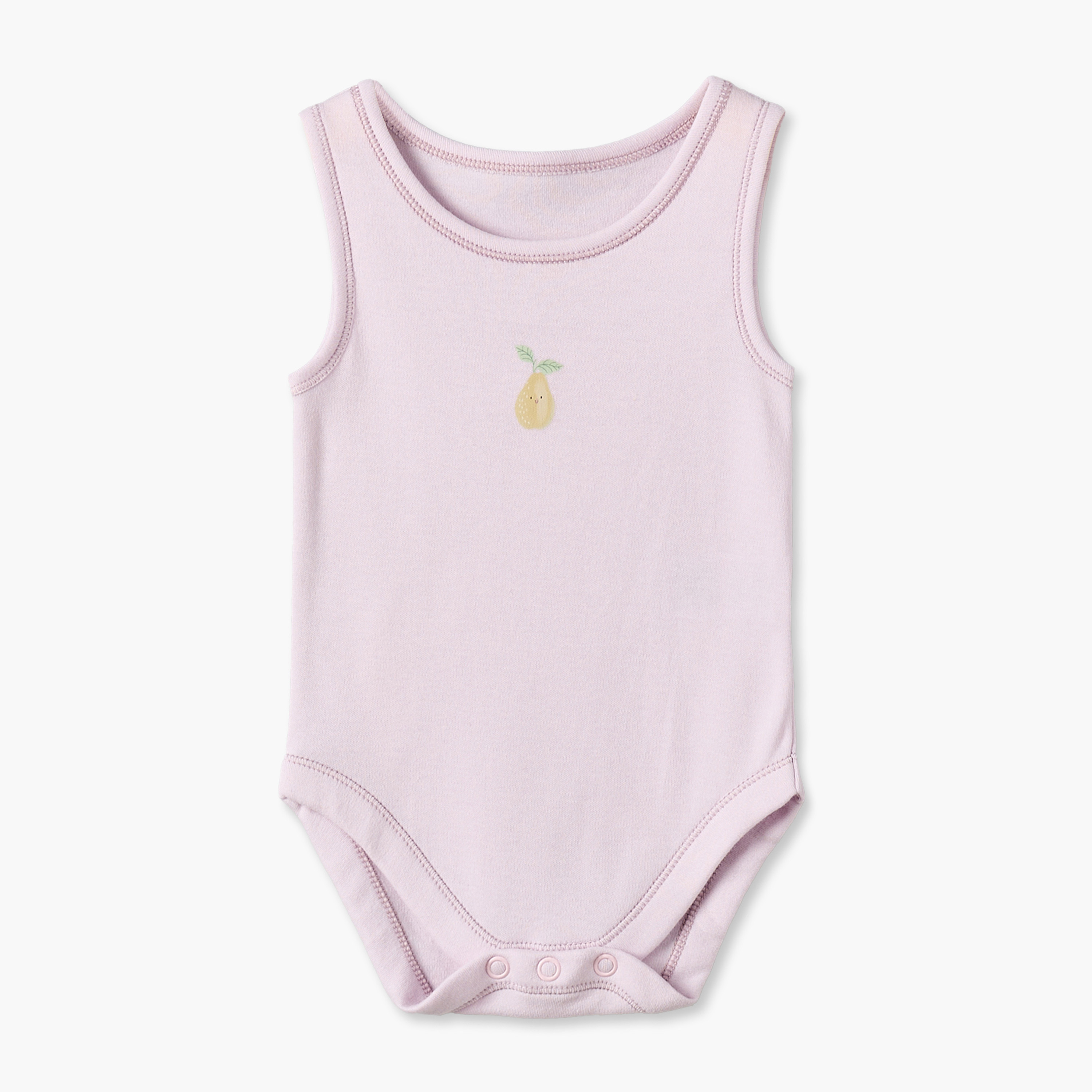Pack of 7 Juniors Cotton Crew Neck Sleeveless Bodysuit with Snap Button Closure-baby-girls-clothing-bodysuits-image-7