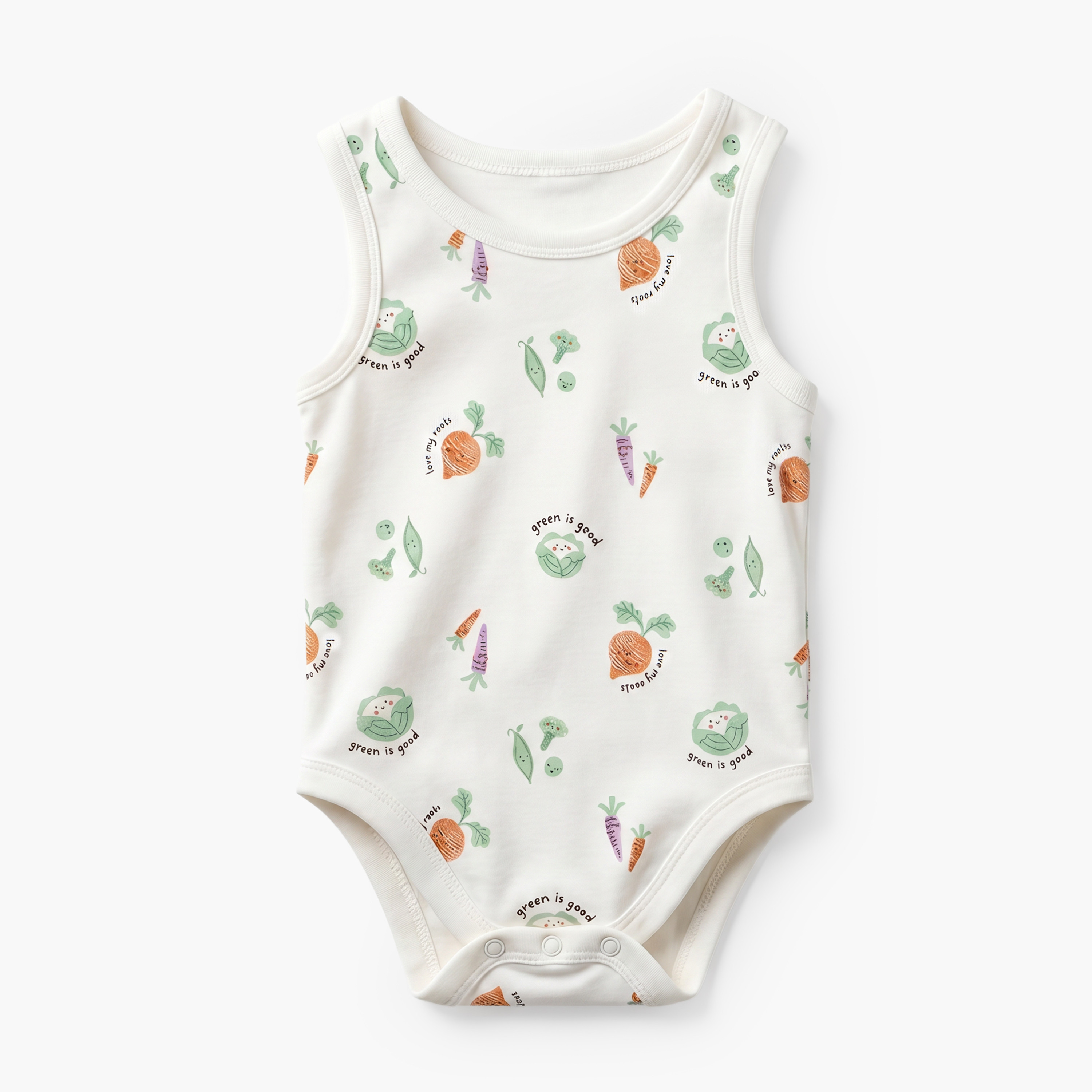 Pack of 5 Juniors Crew Neck Sleeveless Bodysuit with Assorted Print-baby-boys-clothing-bodysuits-image-3