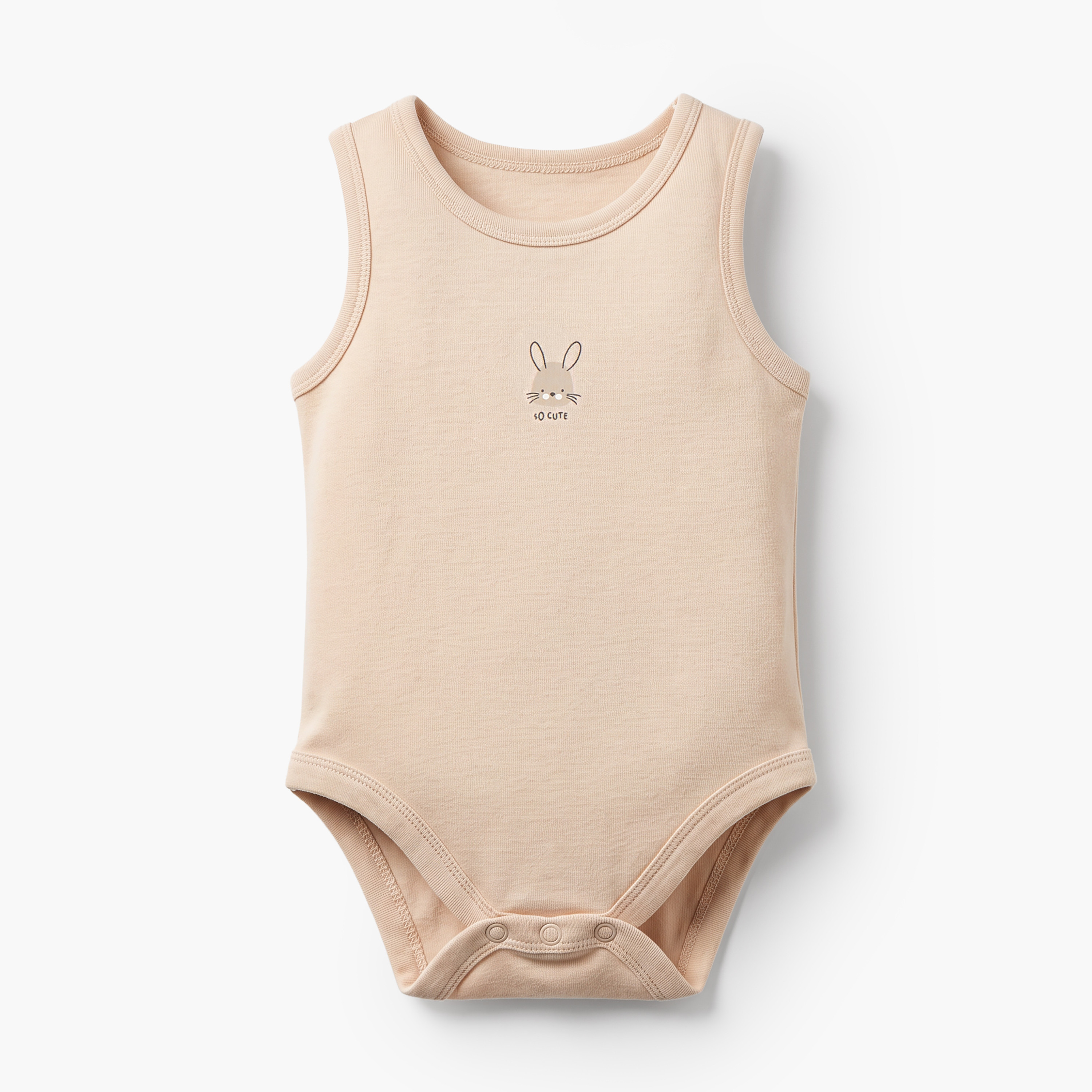Pack of 7 Juniors Crew Neck Sleeveless Bodysuit with Snap Button Closure-baby-boys-clothing-bodysuits-image-9