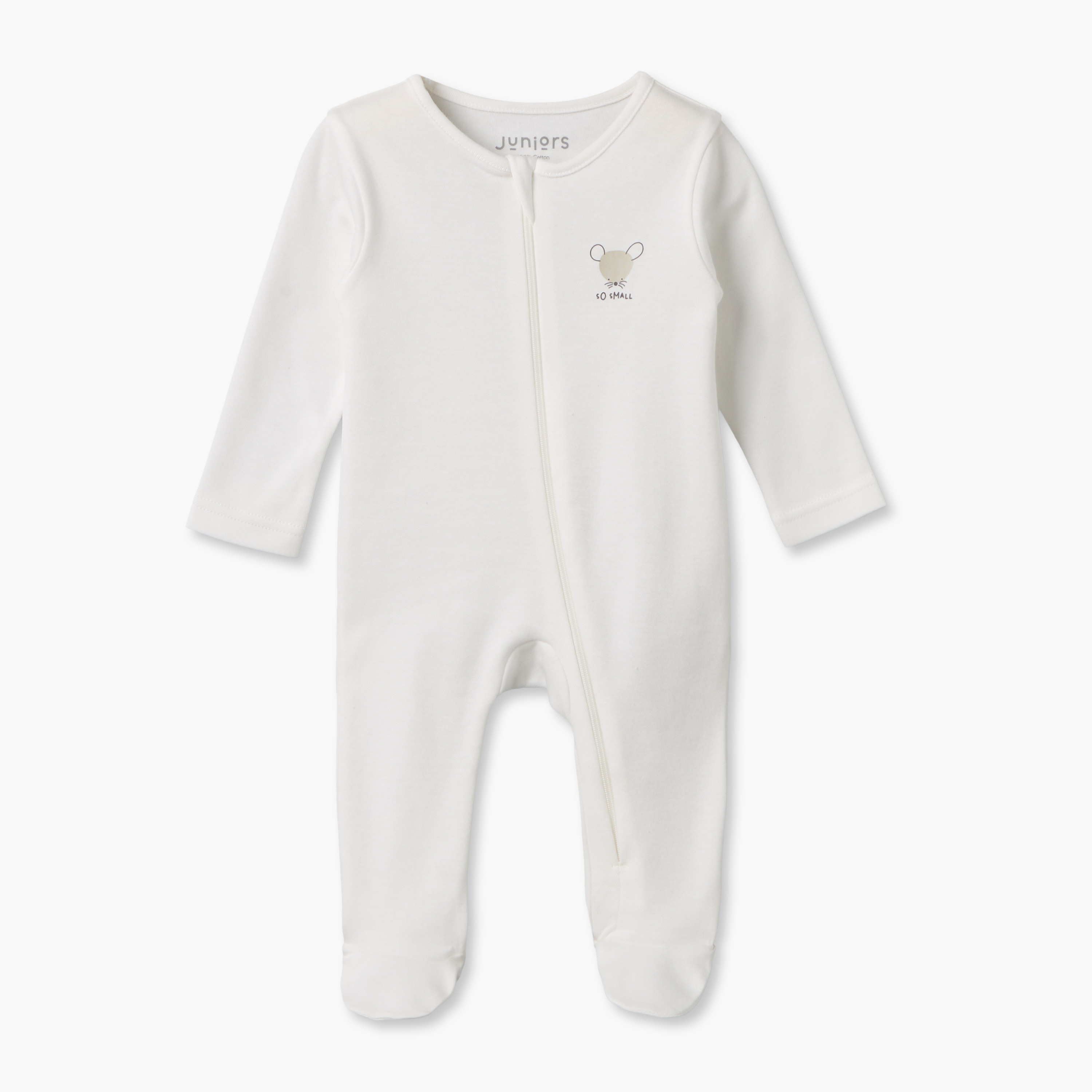 Pack of 7 Juniors Cotton Crew Neck Long Sleeves Sleepsuit with Zip Closure-baby-girls-clothing-nightwear-sleepsuits-image-10