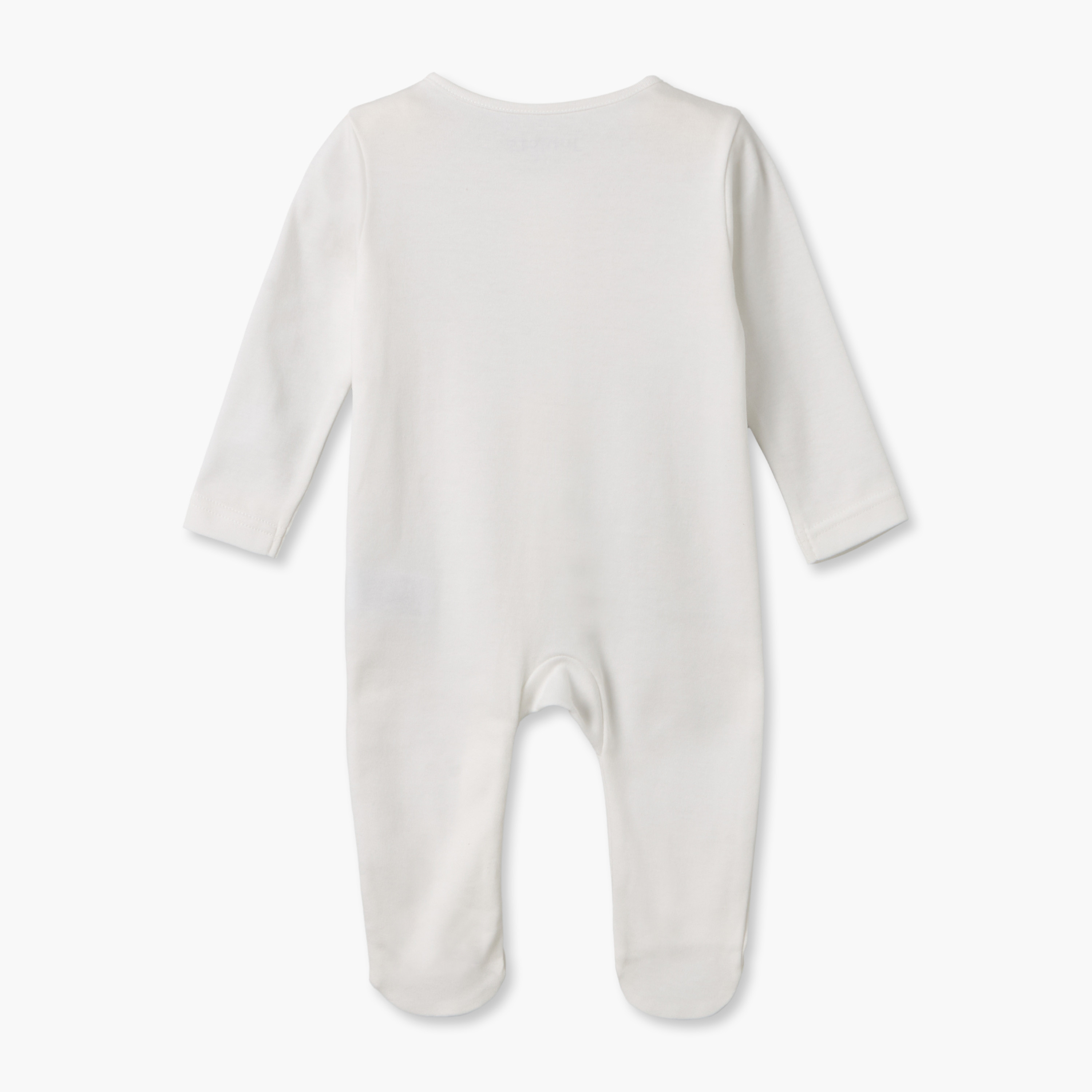 Pack of 7 Juniors Cotton Crew Neck Long Sleeves Sleepsuit with Zip Closure-baby-girls-clothing-nightwear-sleepsuits-image-4