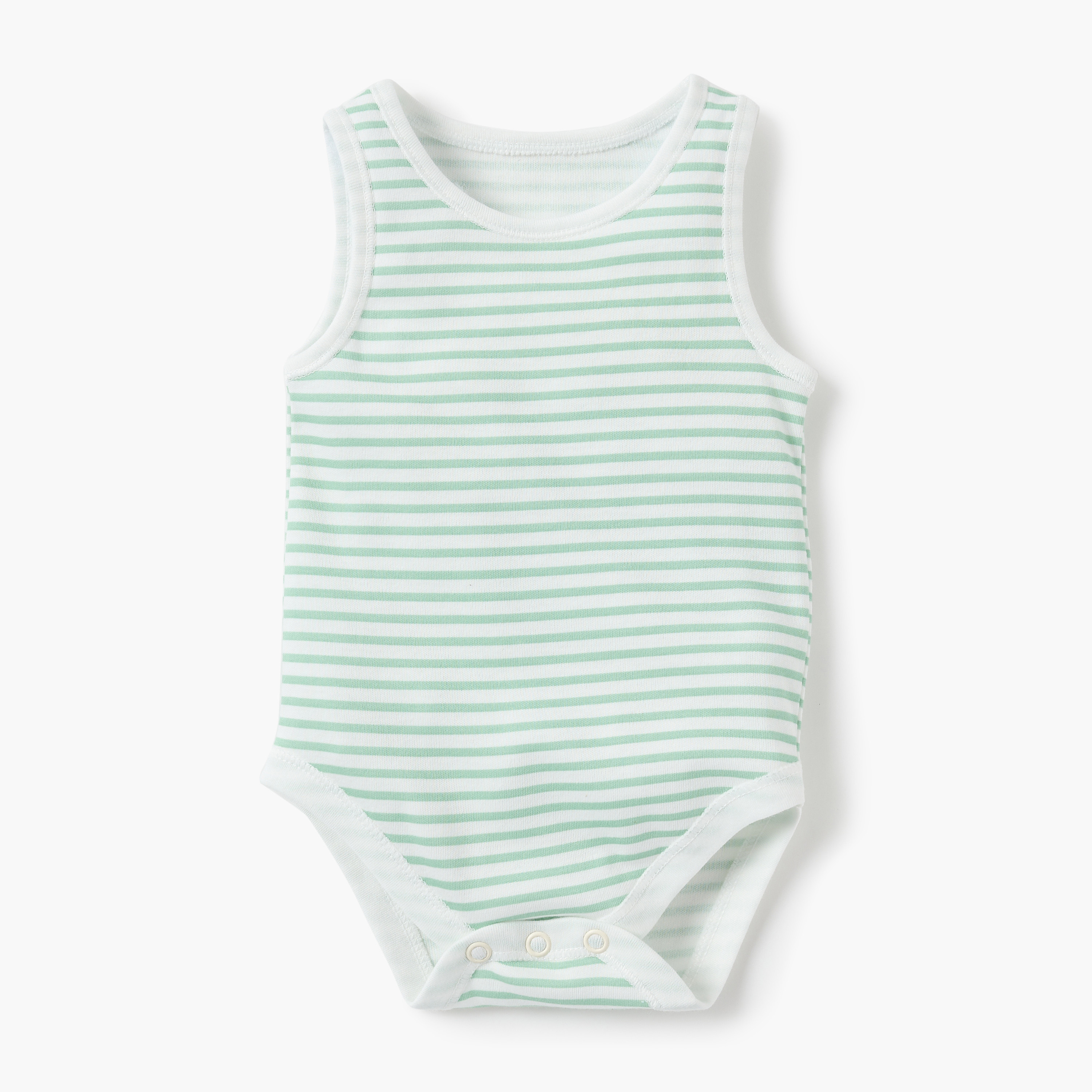 Juniors Assorted Sleeveless Bodysuit - Set of 5-baby-girls-clothing-bodysuits-image-2