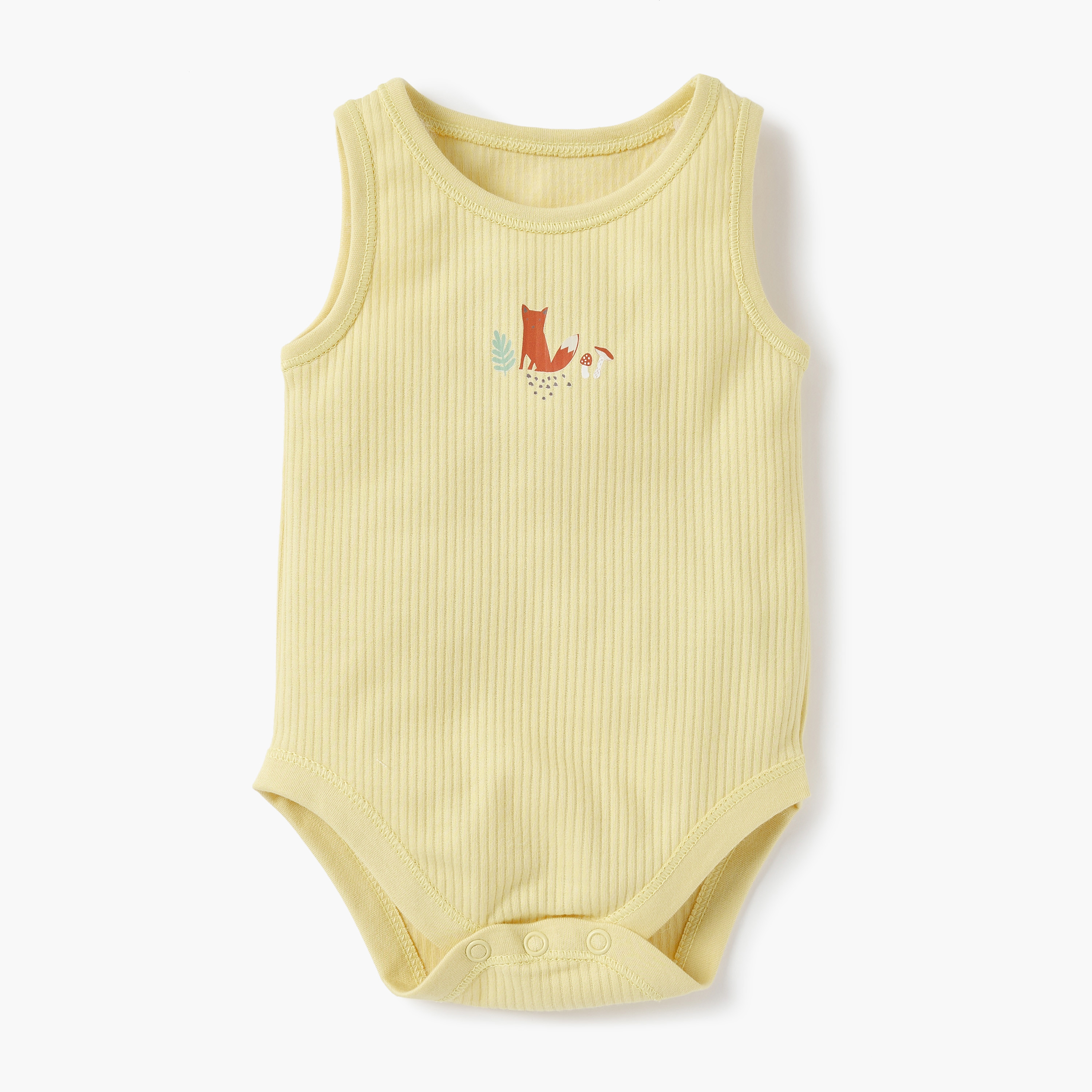 Juniors Assorted Sleeveless Bodysuit - Set of 5-baby-girls-clothing-bodysuits-image-6