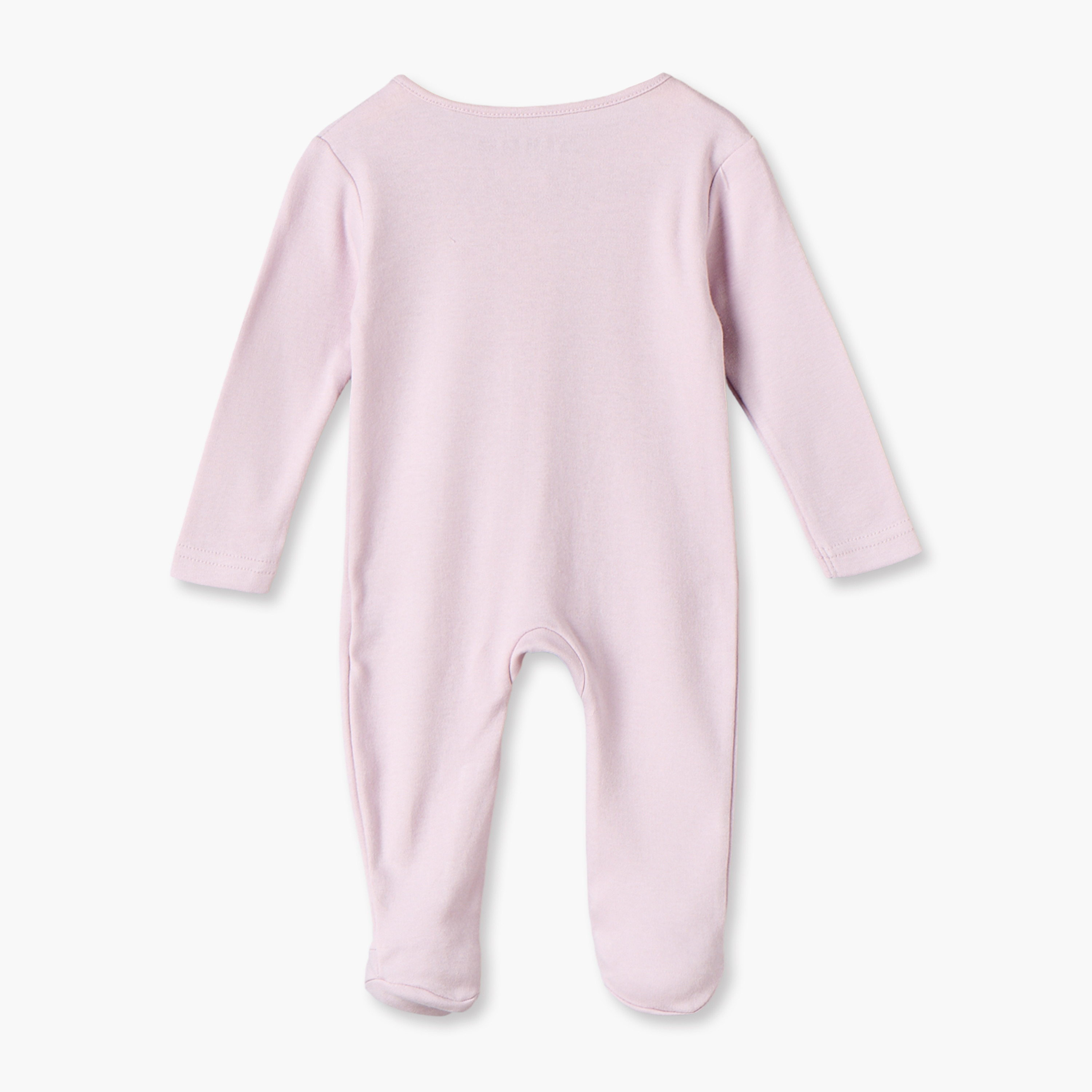 طقم بدلات نوم قطنية بأكمام طويلة وياقة ضيقة وإغلاق بسحّاب من جونيورز - 7 قطع-baby-girls-clothing-nightwear-sleepsuits-image-3