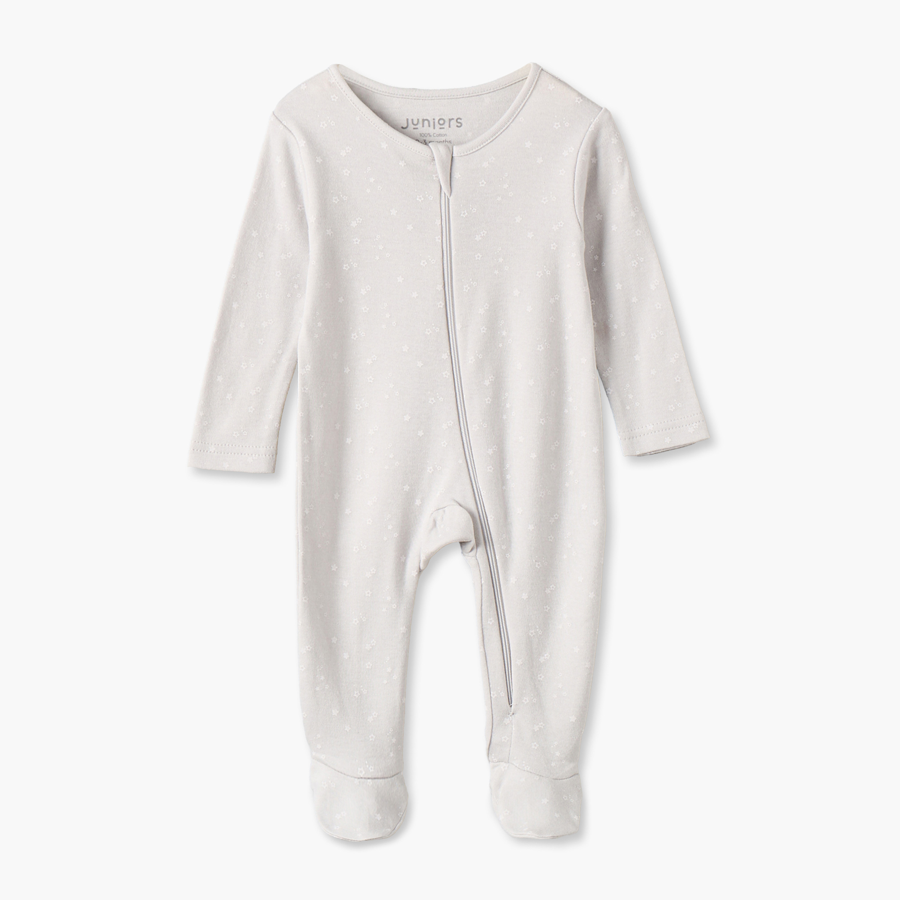 Pack of 7 Juniors Cotton Crew Neck Long Sleeves Sleepsuit with Zip Closure-baby-boys-clothing-nightwear-sleepsuits-image-6