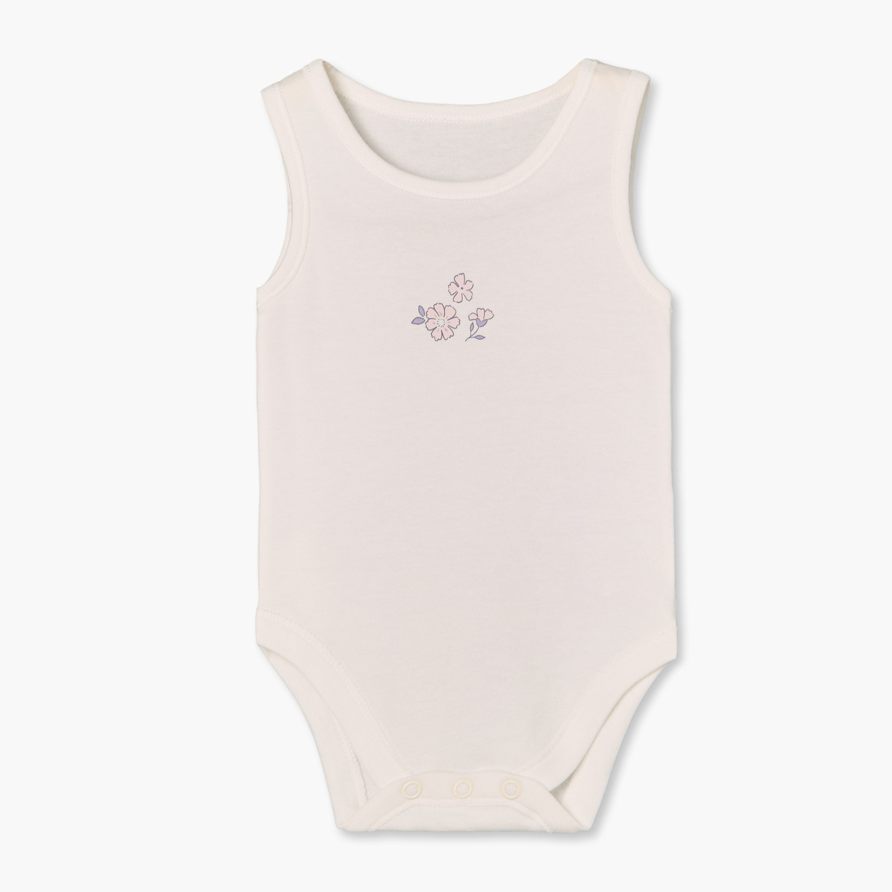 طقم من 5 - بودي سوت قطن بدون أكمام بياقة مستديرة وطبعات من جونيورز-baby-girls-clothing-bodysuits-image-2