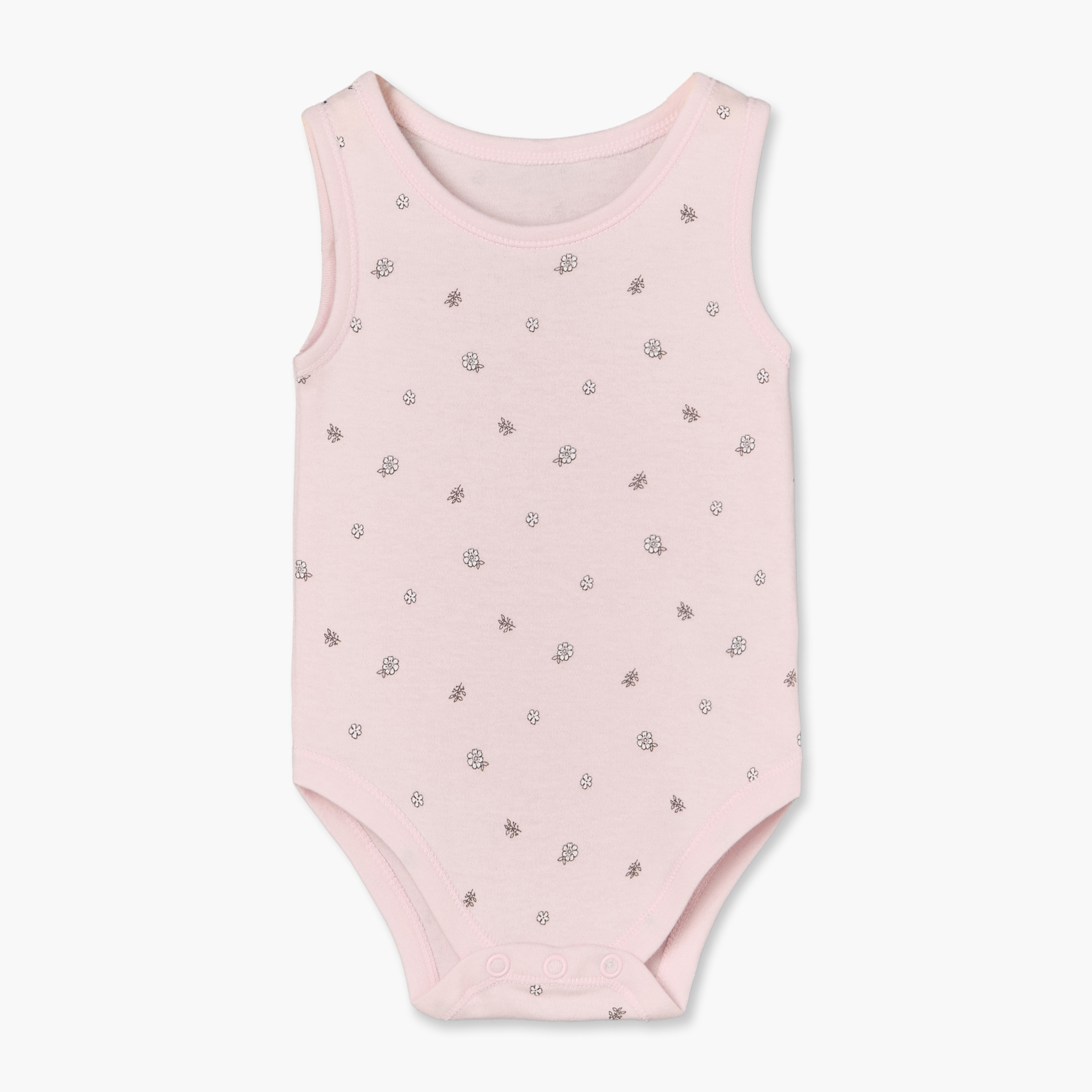 طقم من 5 - بودي سوت قطن بدون أكمام بياقة مستديرة وطبعات من جونيورز-baby-girls-clothing-bodysuits-image-4