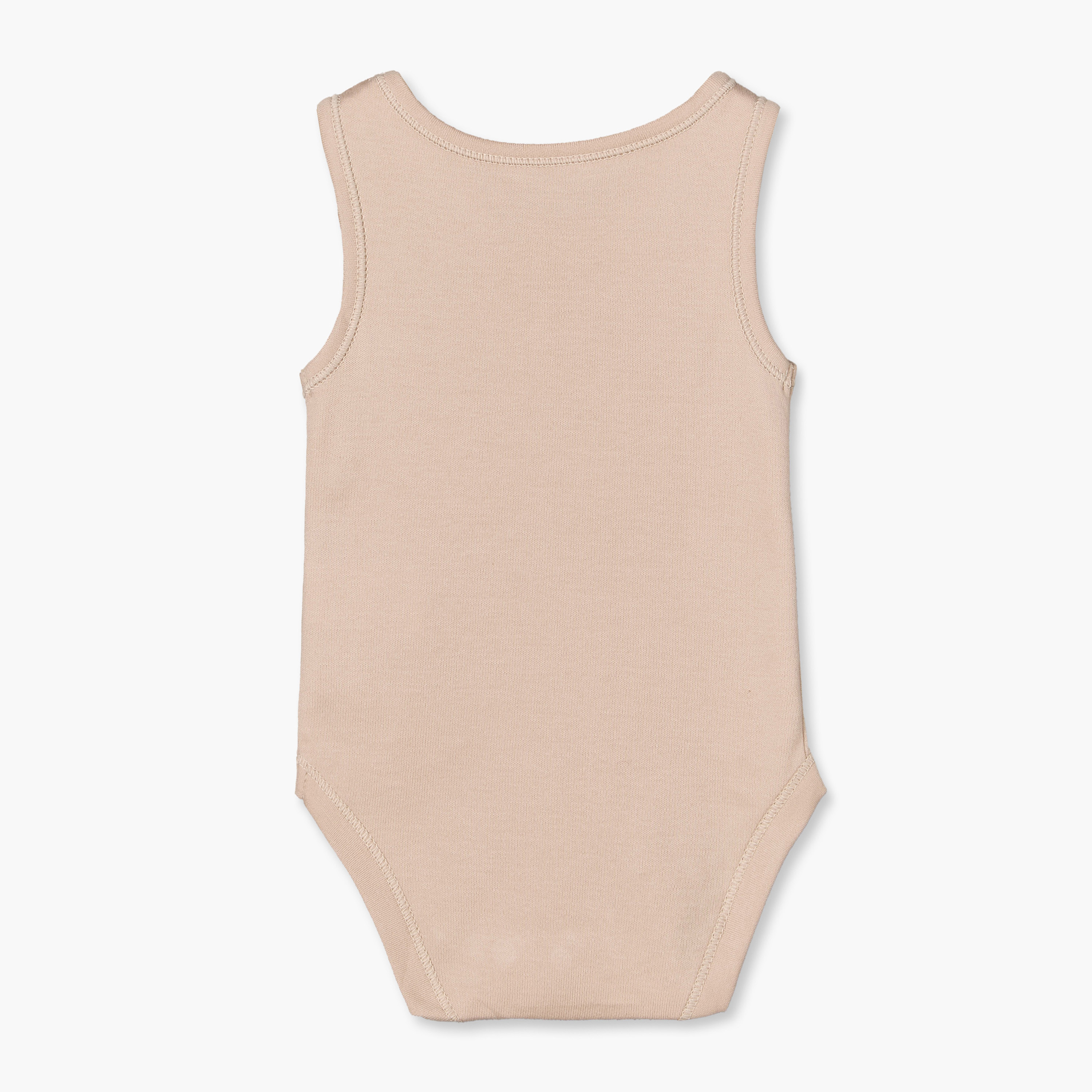 Pack of 5 Juniors Cotton Crew Neck Sleeveless Bodysuit with Snap Button Closure-baby-girls-clothing-bodysuits-image-6