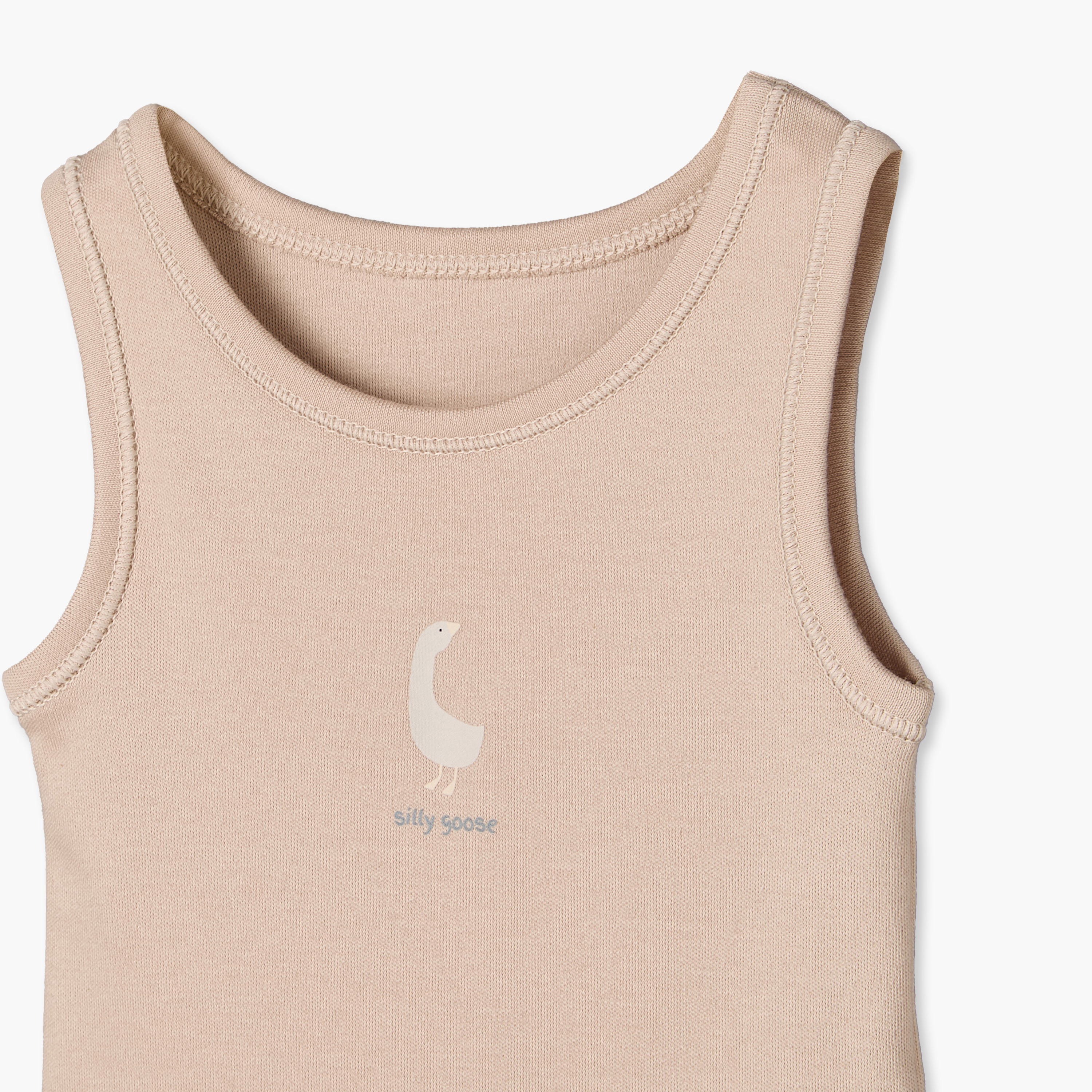 Pack of 5 Juniors Cotton Crew Neck Sleeveless Bodysuit with Snap Button Closure-baby-girls-clothing-bodysuits-image-7